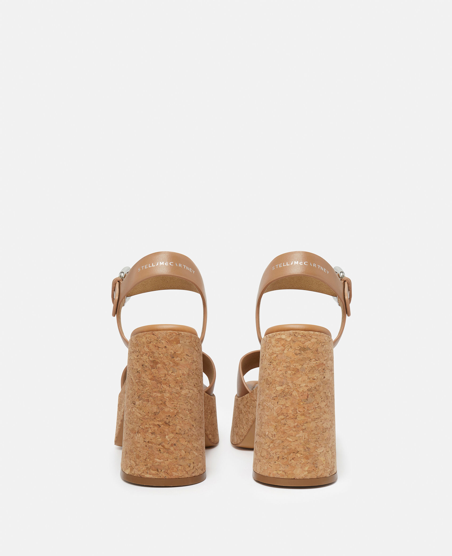 Skyla Buckled Platform Sandals-Black-large image number 2