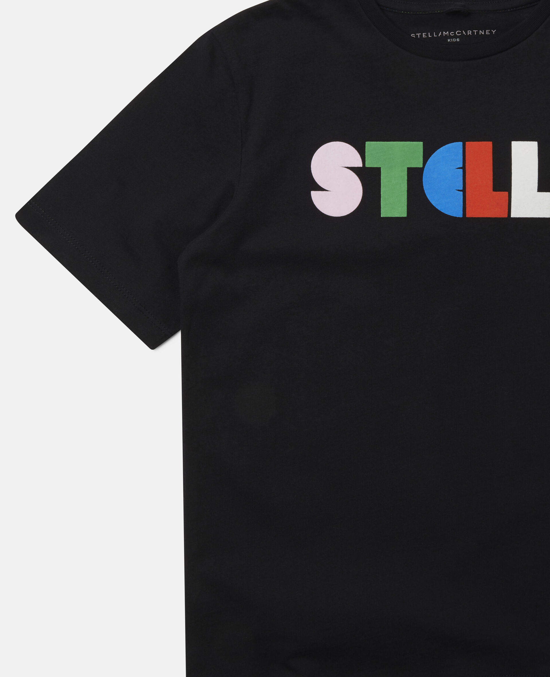 T-shirt oversize en coton Stella -Noir-large image number 2