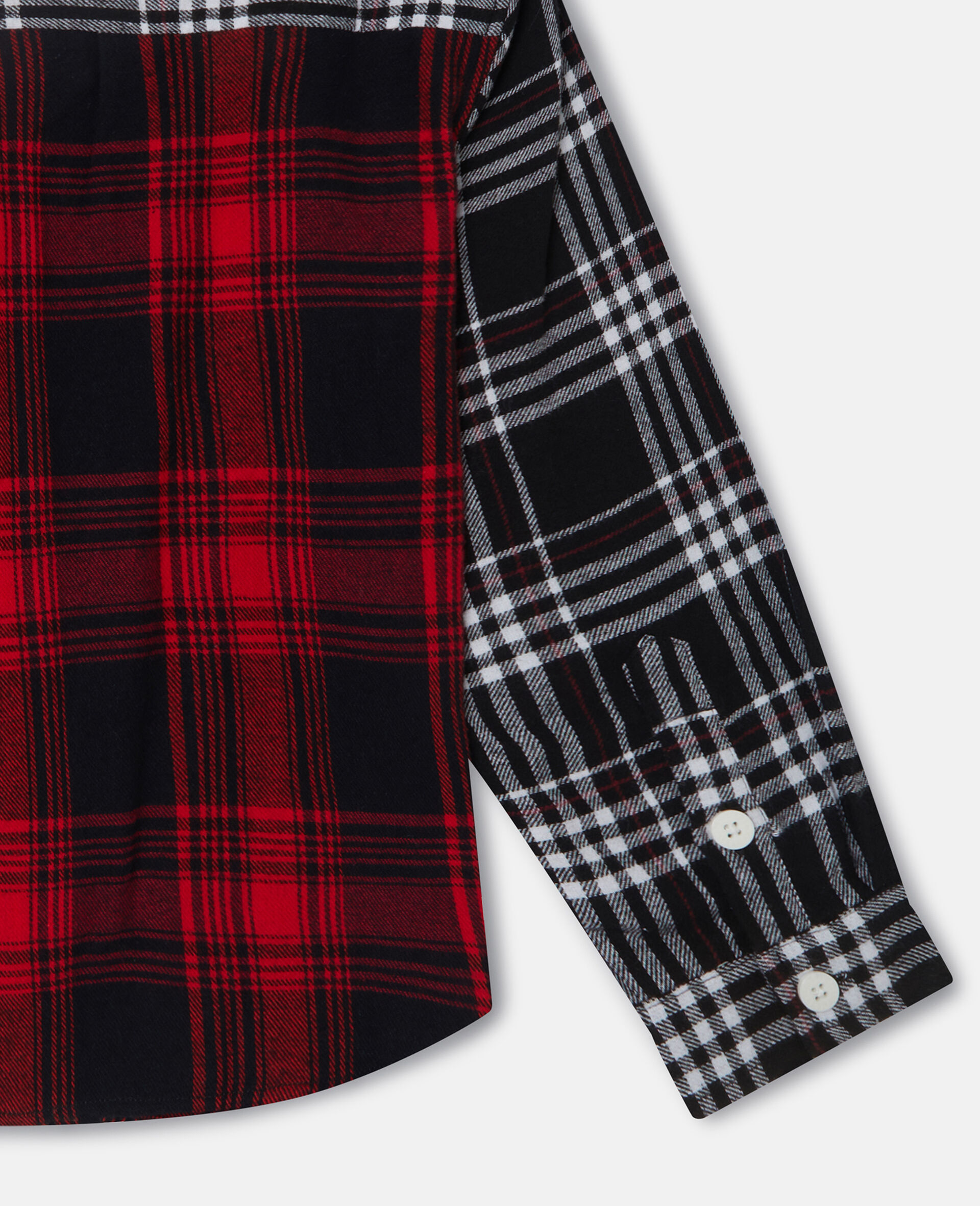 Check Panels Classic Shirt-Red-large image number 3