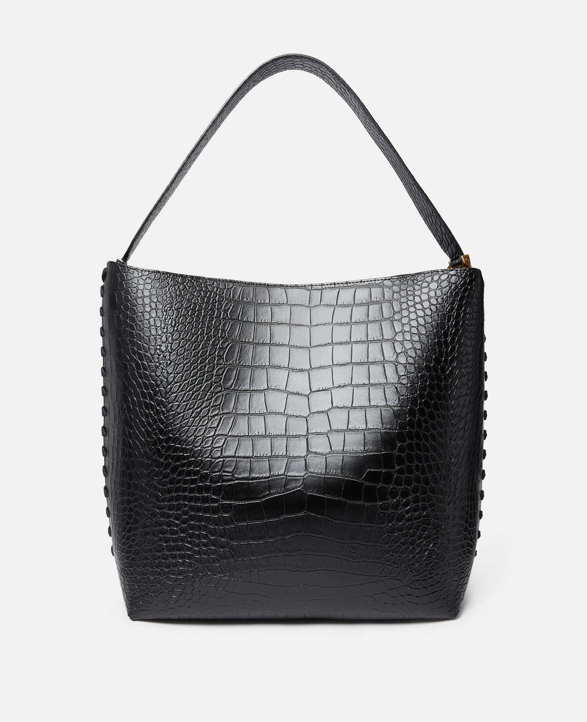 Frayme Croc-Effect Embossed Tote Bag-Multicoloured-large image number 4