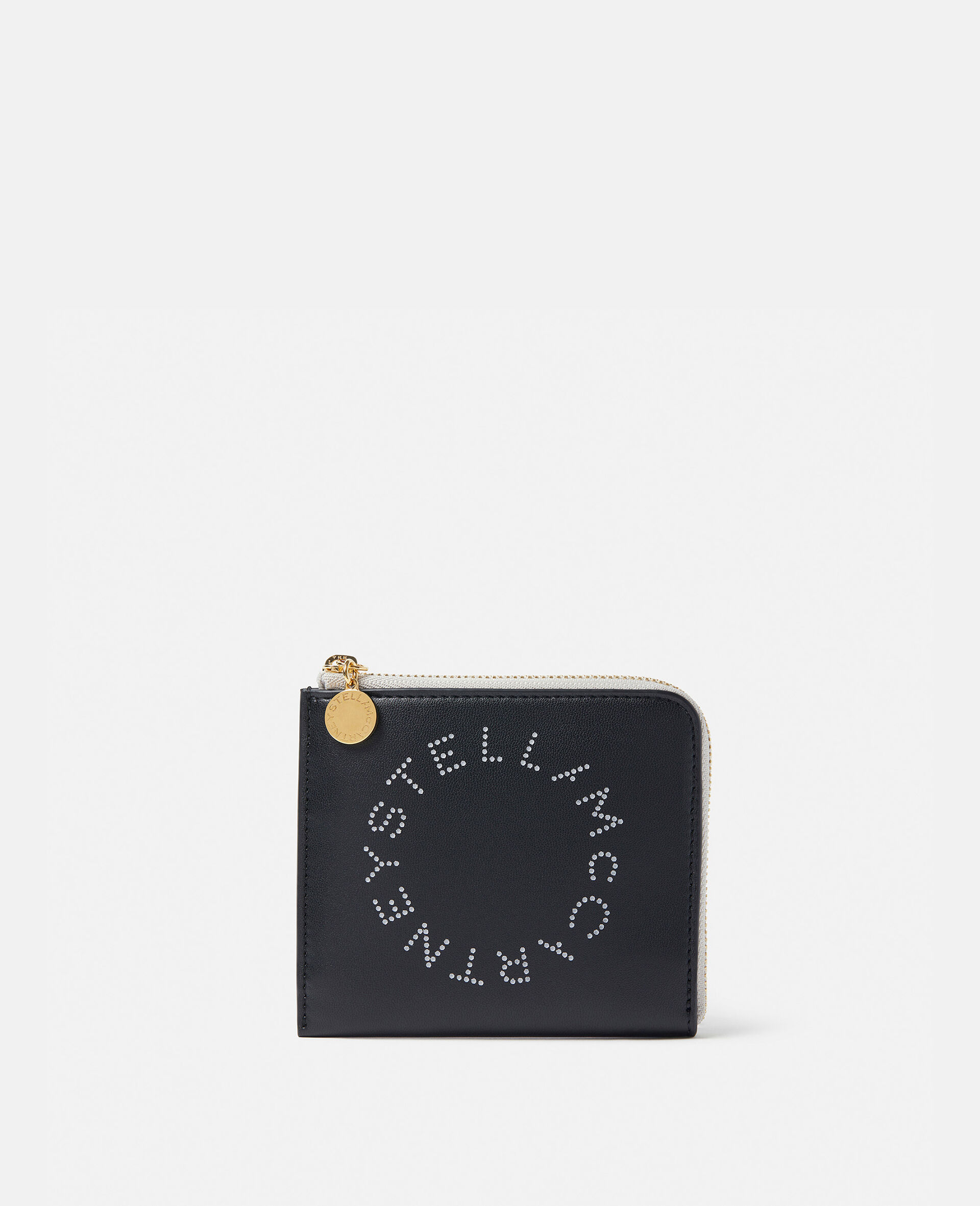 Porte cartes zippé logo-Noir-medium