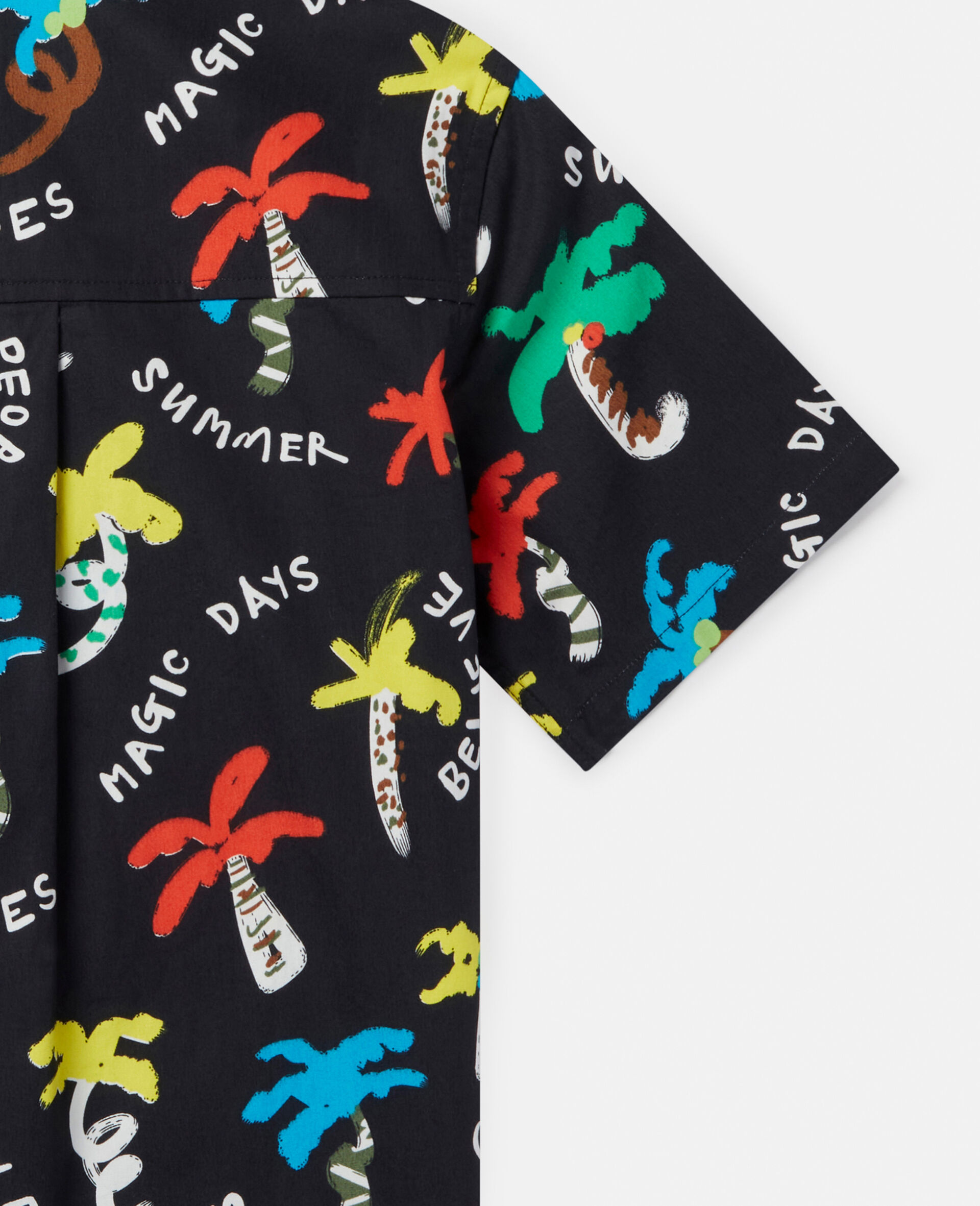 Good Vibes Palm Print Shirt-Multicolour-large image number 3