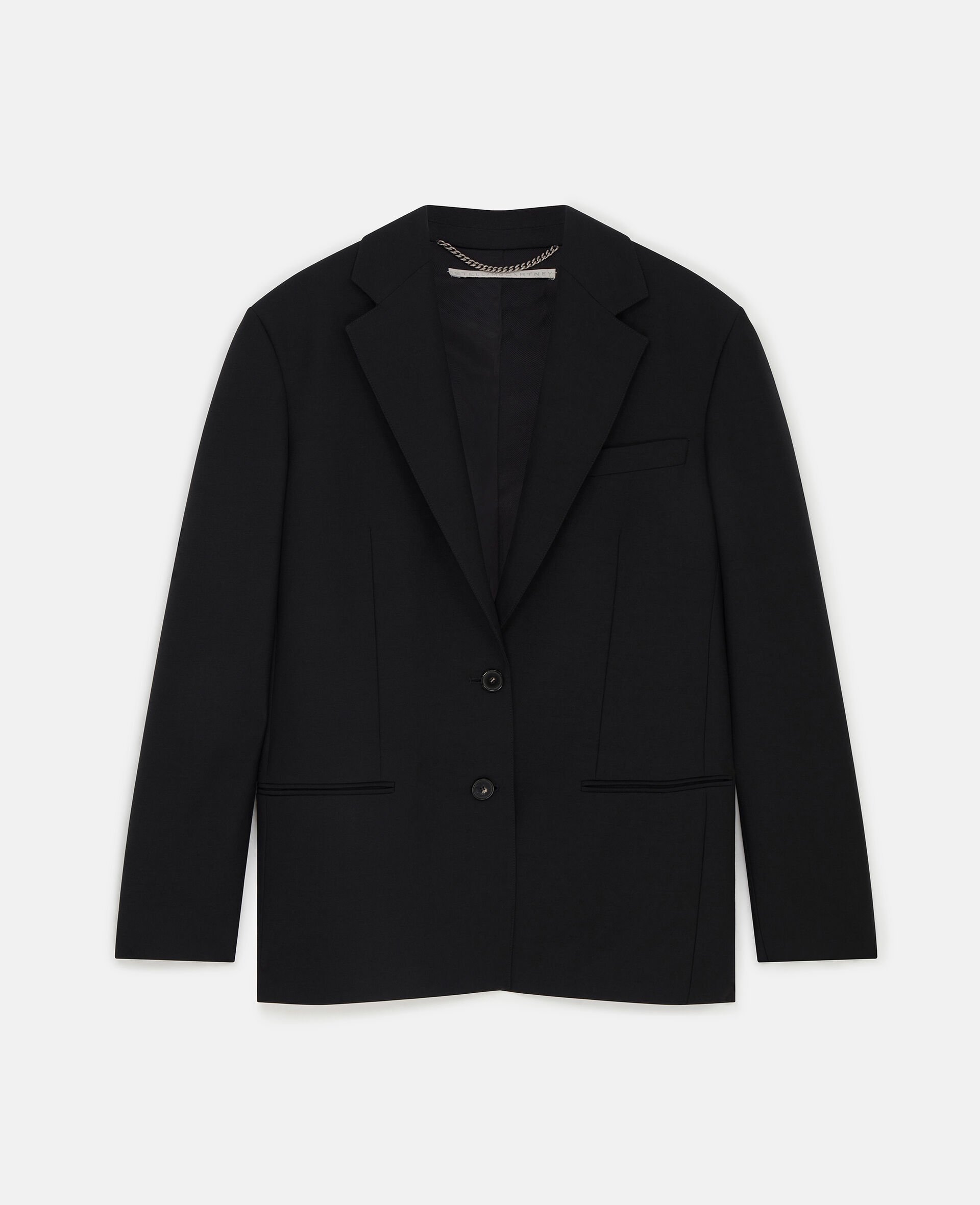 Single-Breasted Oversized Blazer-Multicolour-large image number 0
