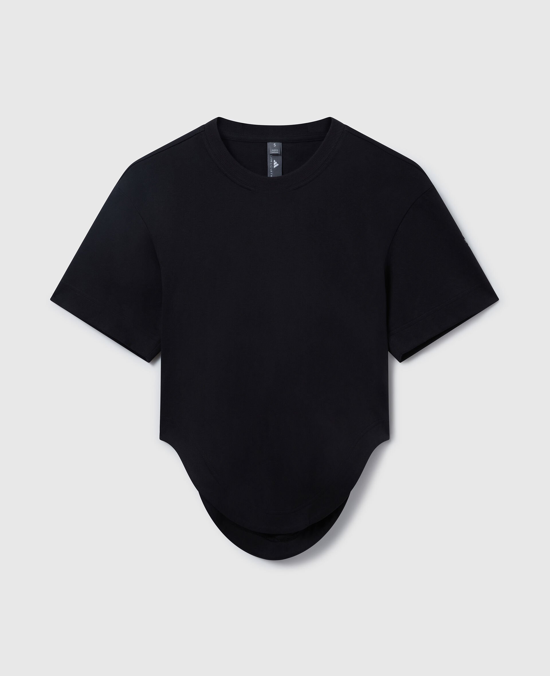 TrueLife Sportswear Curved Hem T-Shirt-Black-large image number 0