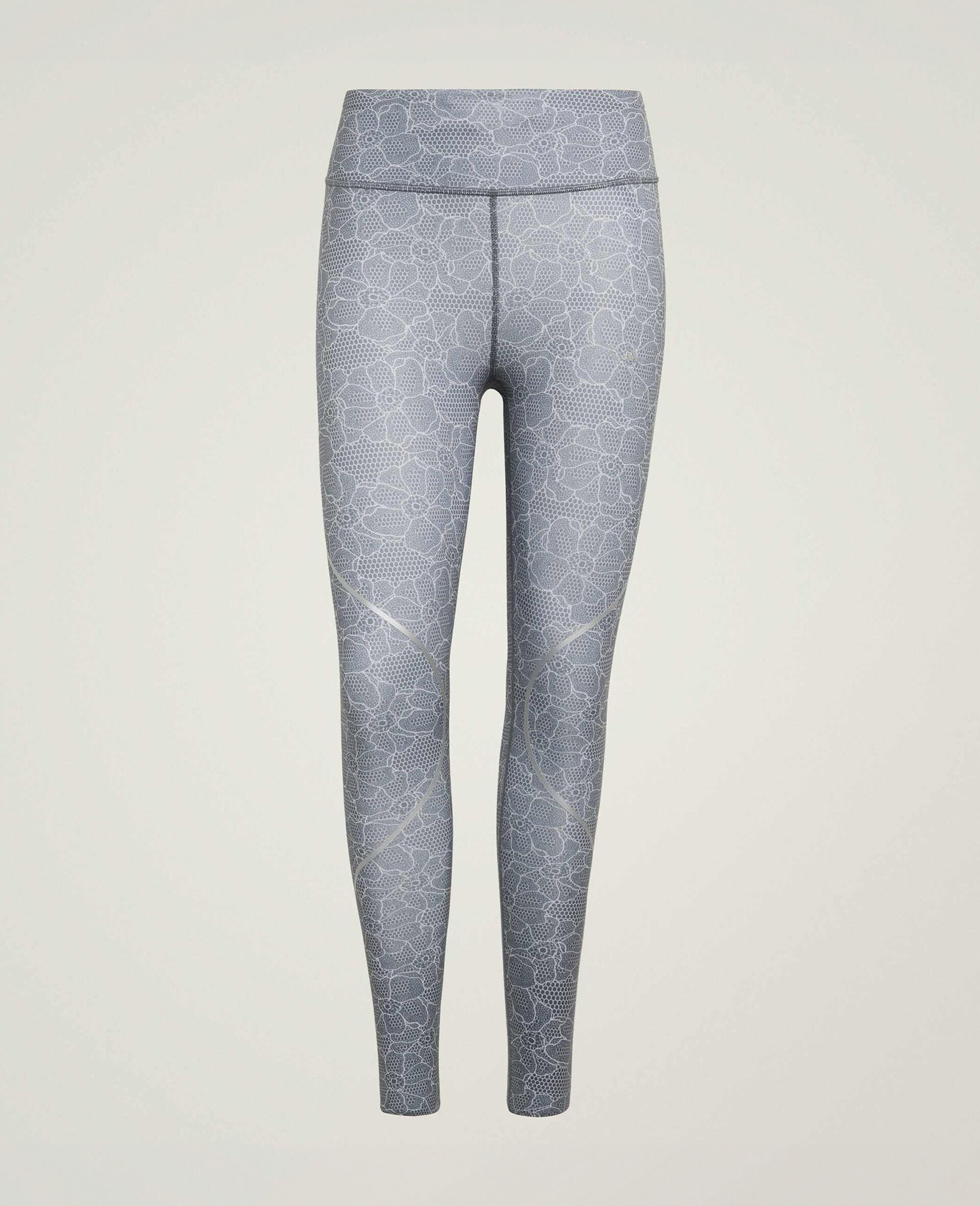 TruePace Running 7/8 Leggings-Grey-medium