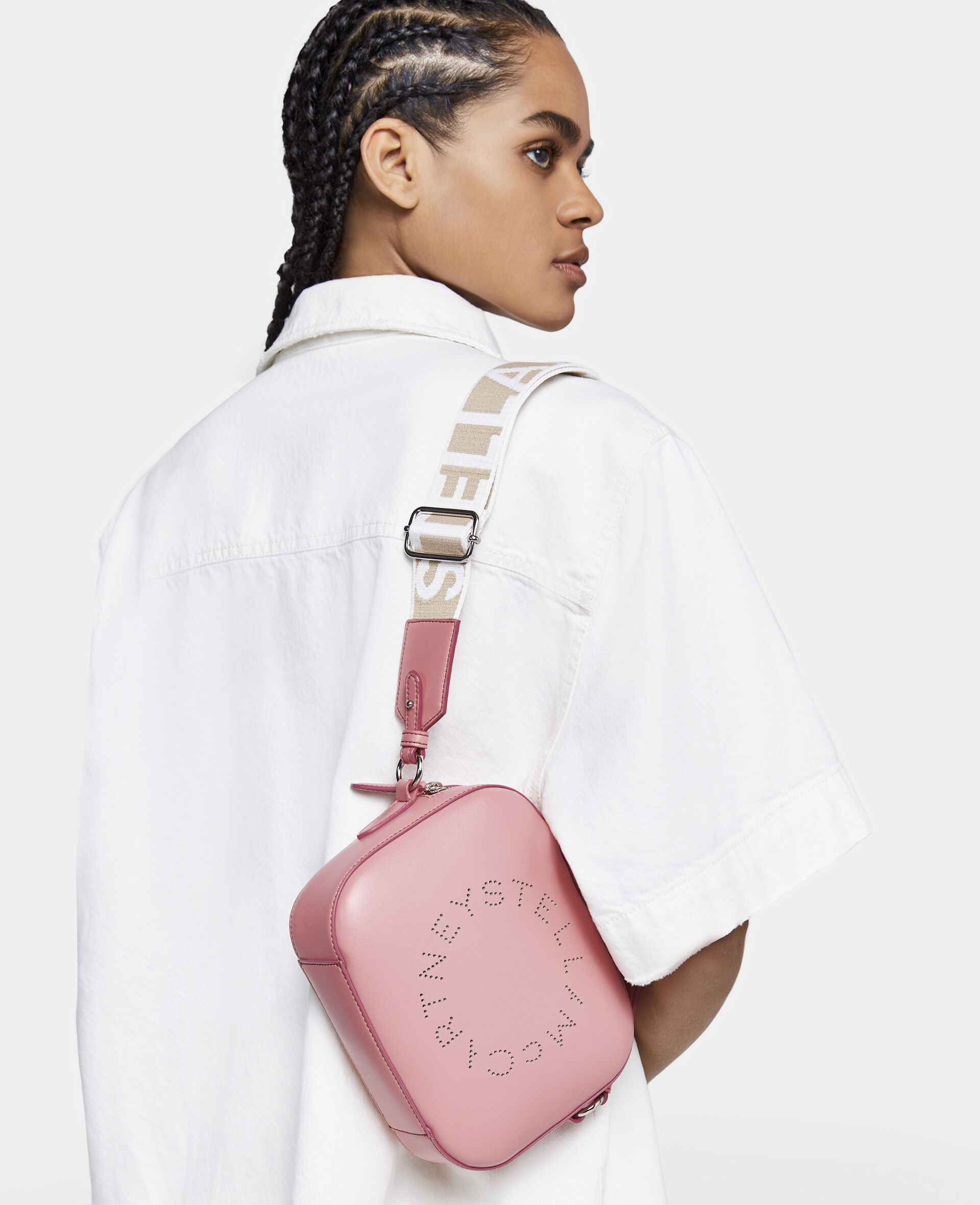 Stella Logo Mini Bag-Pink-medium