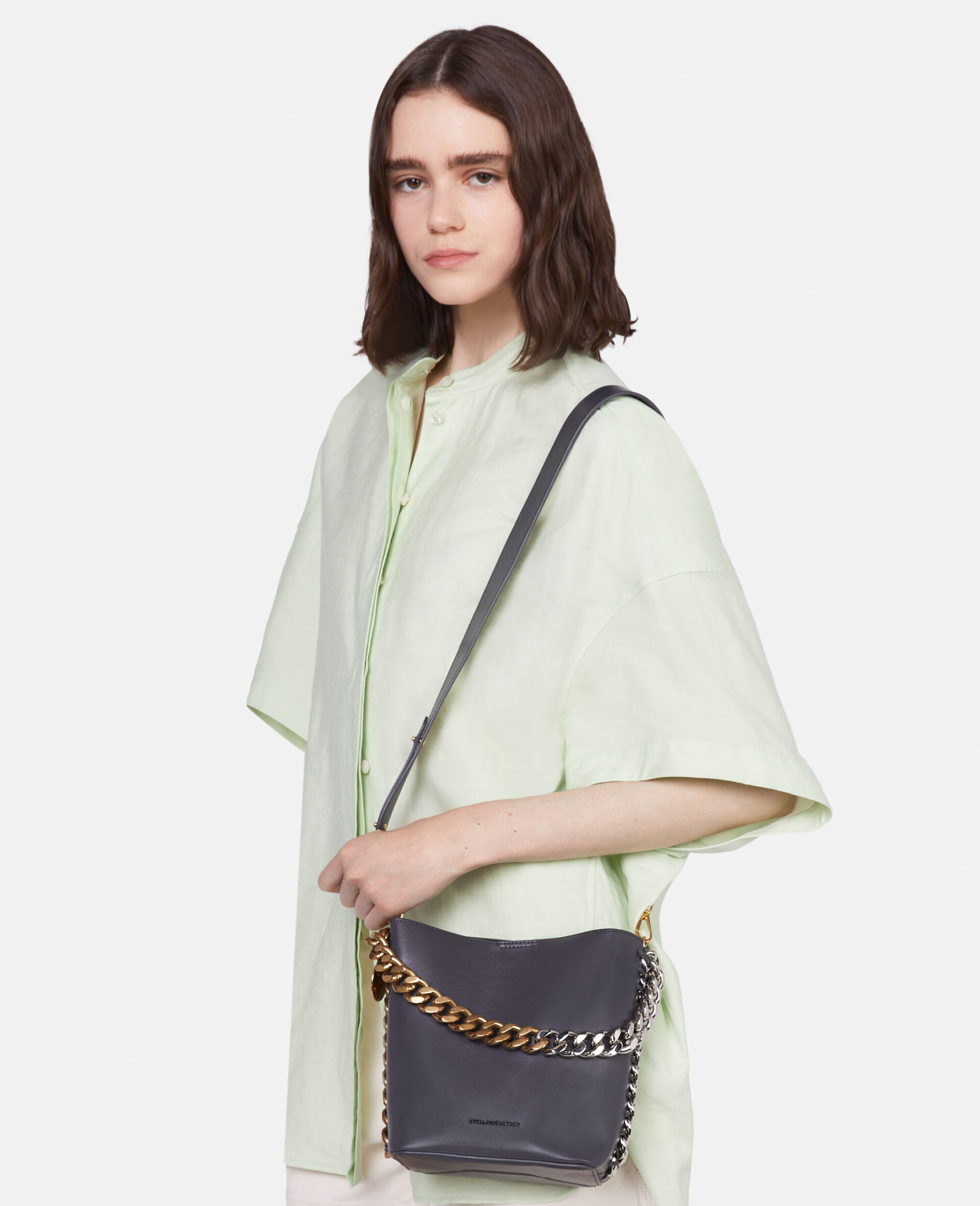 Frayme Bucket Bag-Blue-large Frayme Bucket Bag-Blue-large image number 1