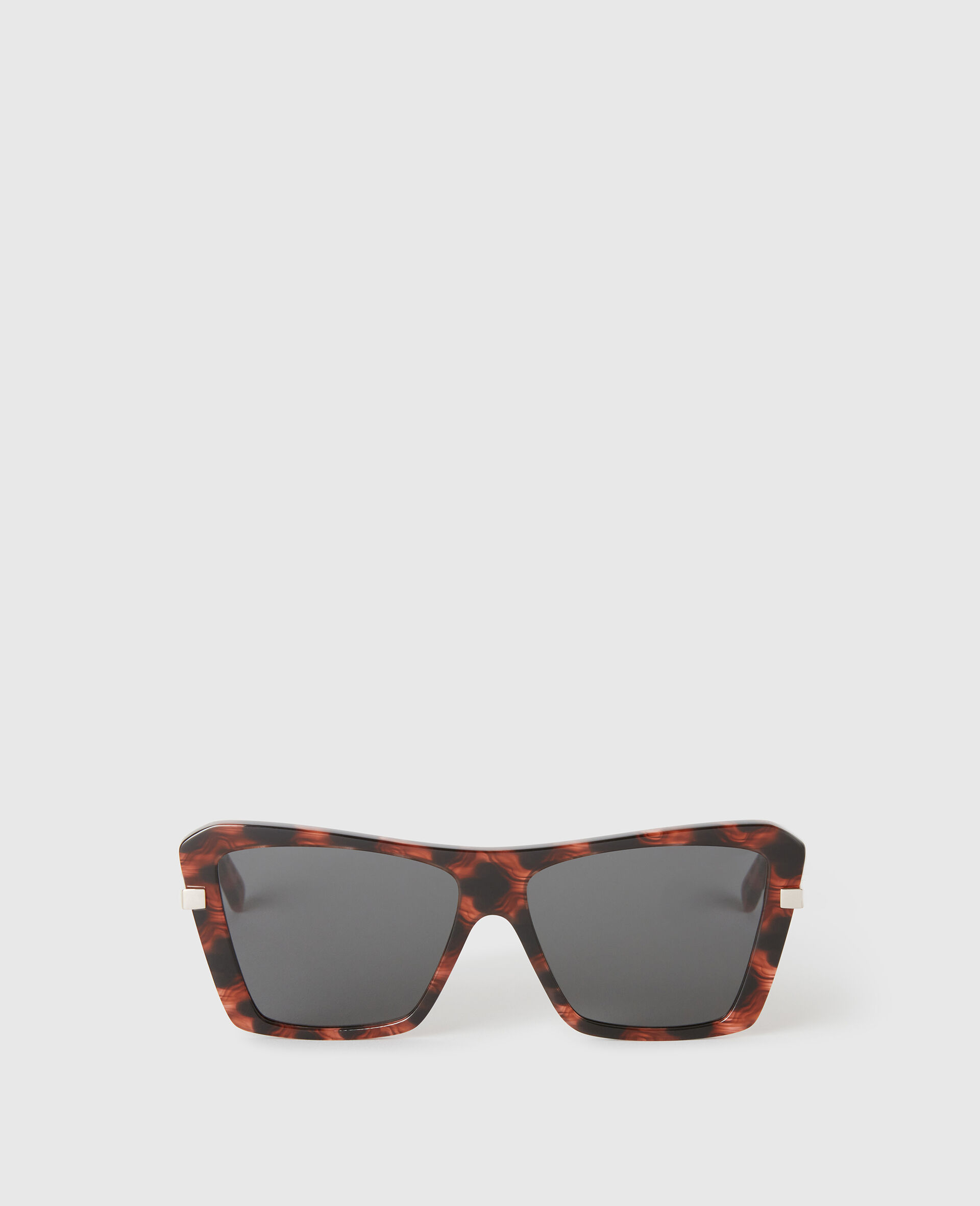 Lunettes de soleil oeil de chat carrees-Marron-medium