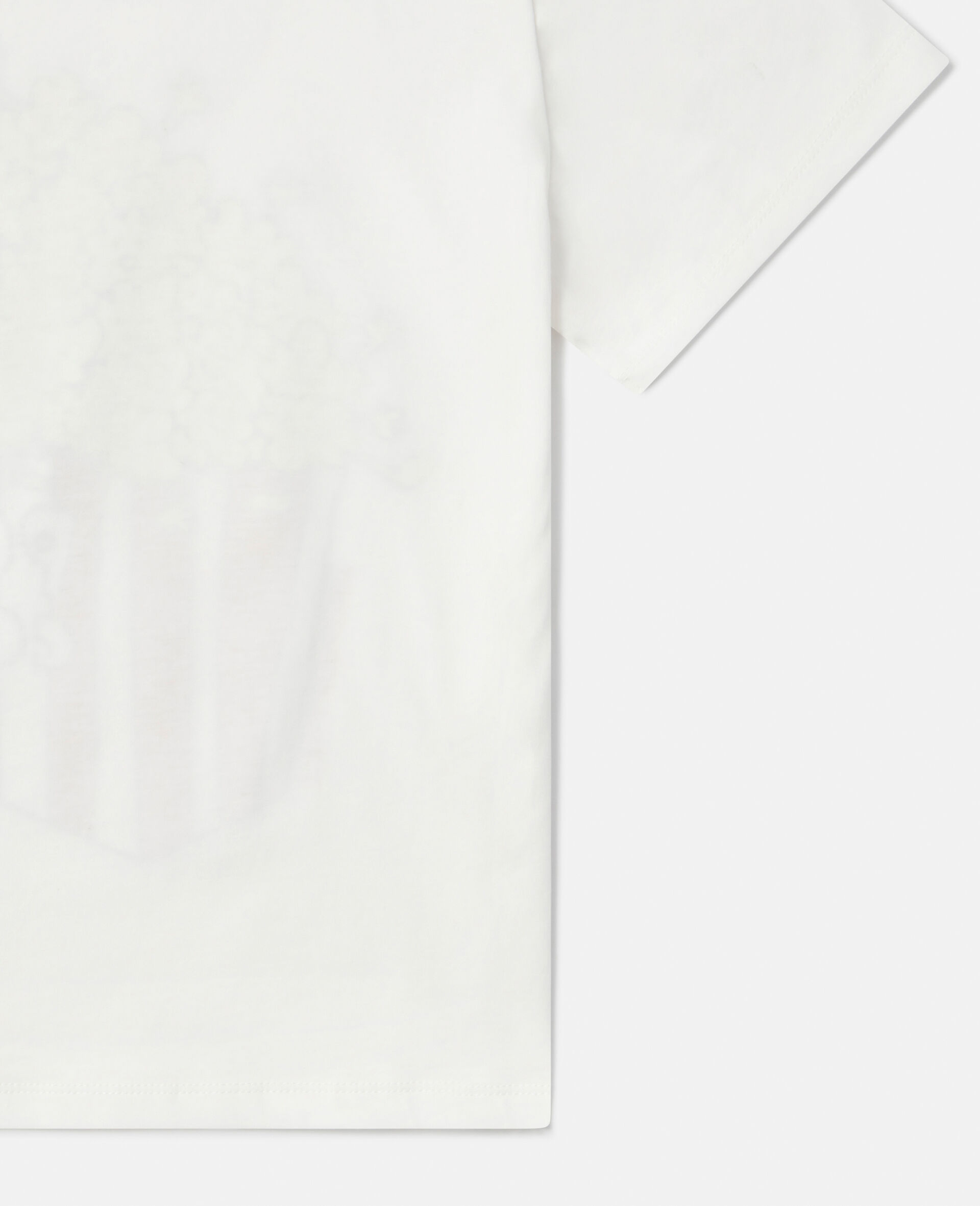 Popcorn Print T-Shirt-White-large image number 3