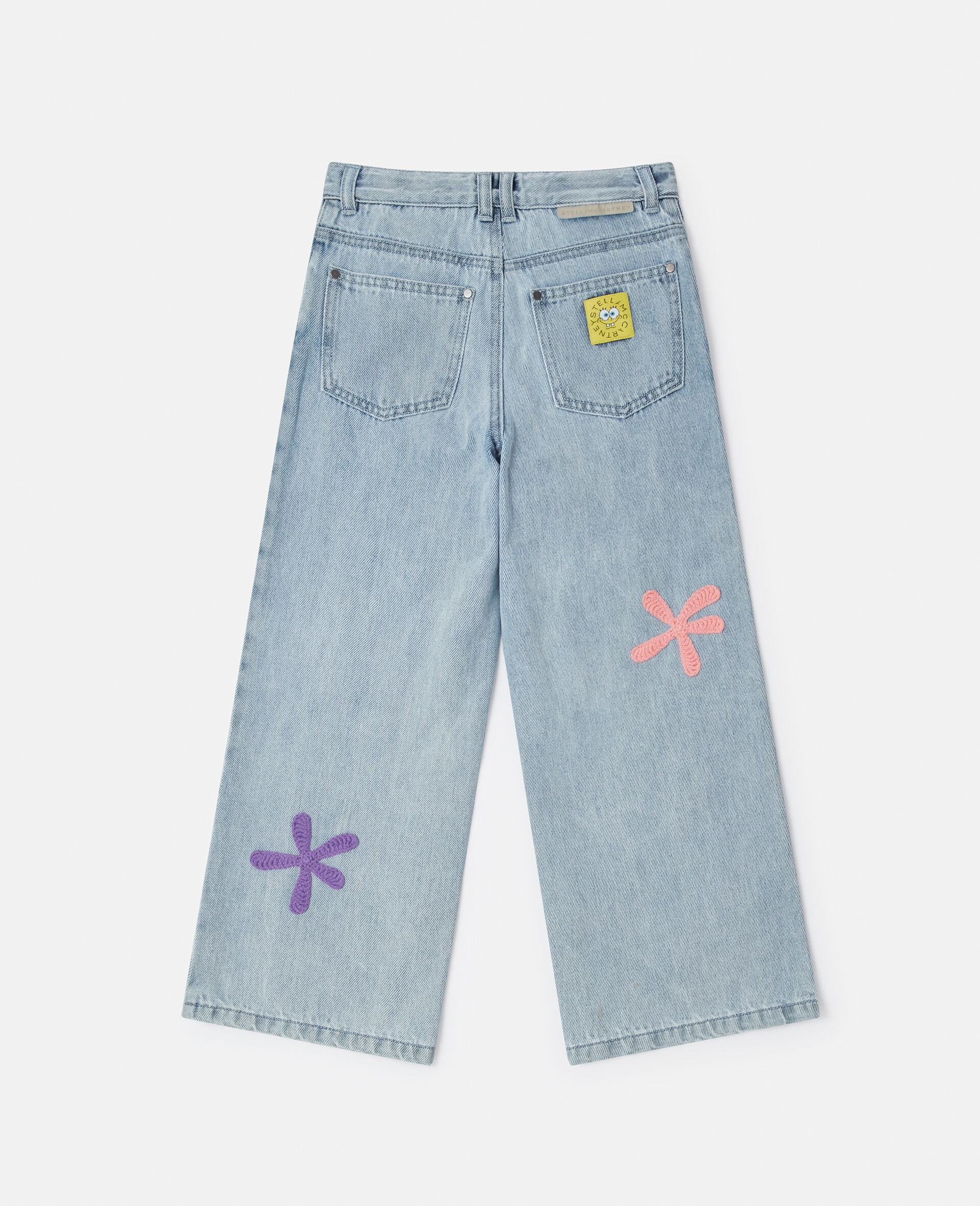 SpongeBob Graphic Denim Jeans-Blue-large image number 2