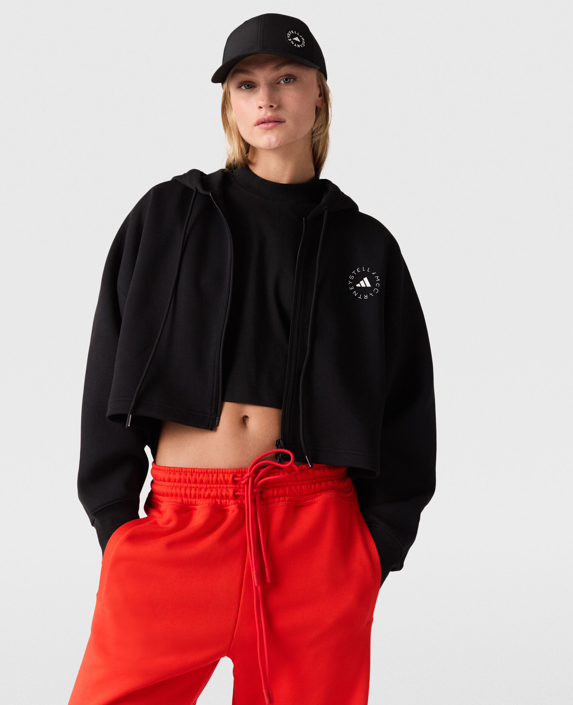 TrueLife Cropped Zip Hoodie-Black-large image number 1