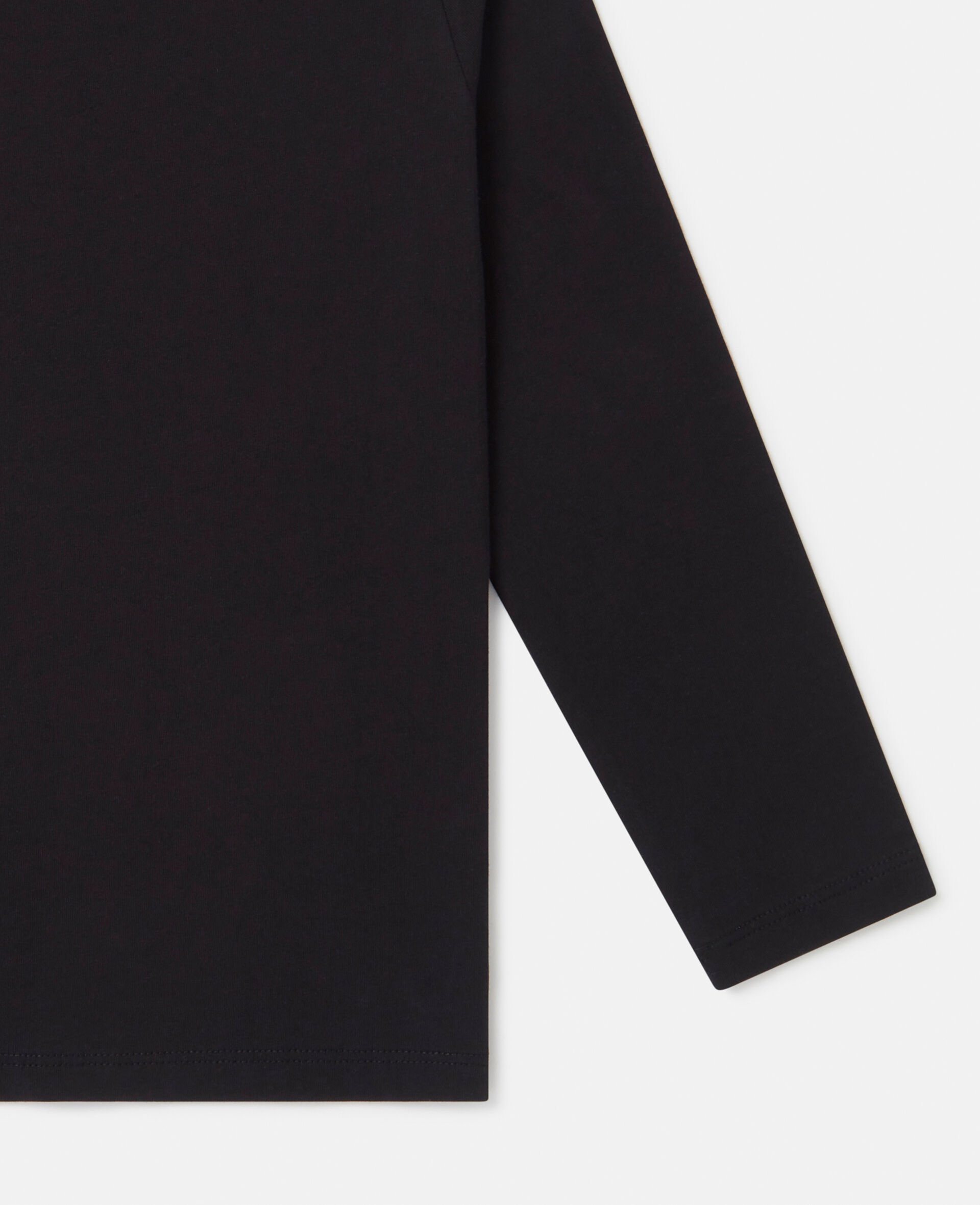 Ribbon Graphic Long-Sleeve T-Shirt-Black-large Ribbon Graphic Long-Sleeve T-Shirt-Black-large image number 3