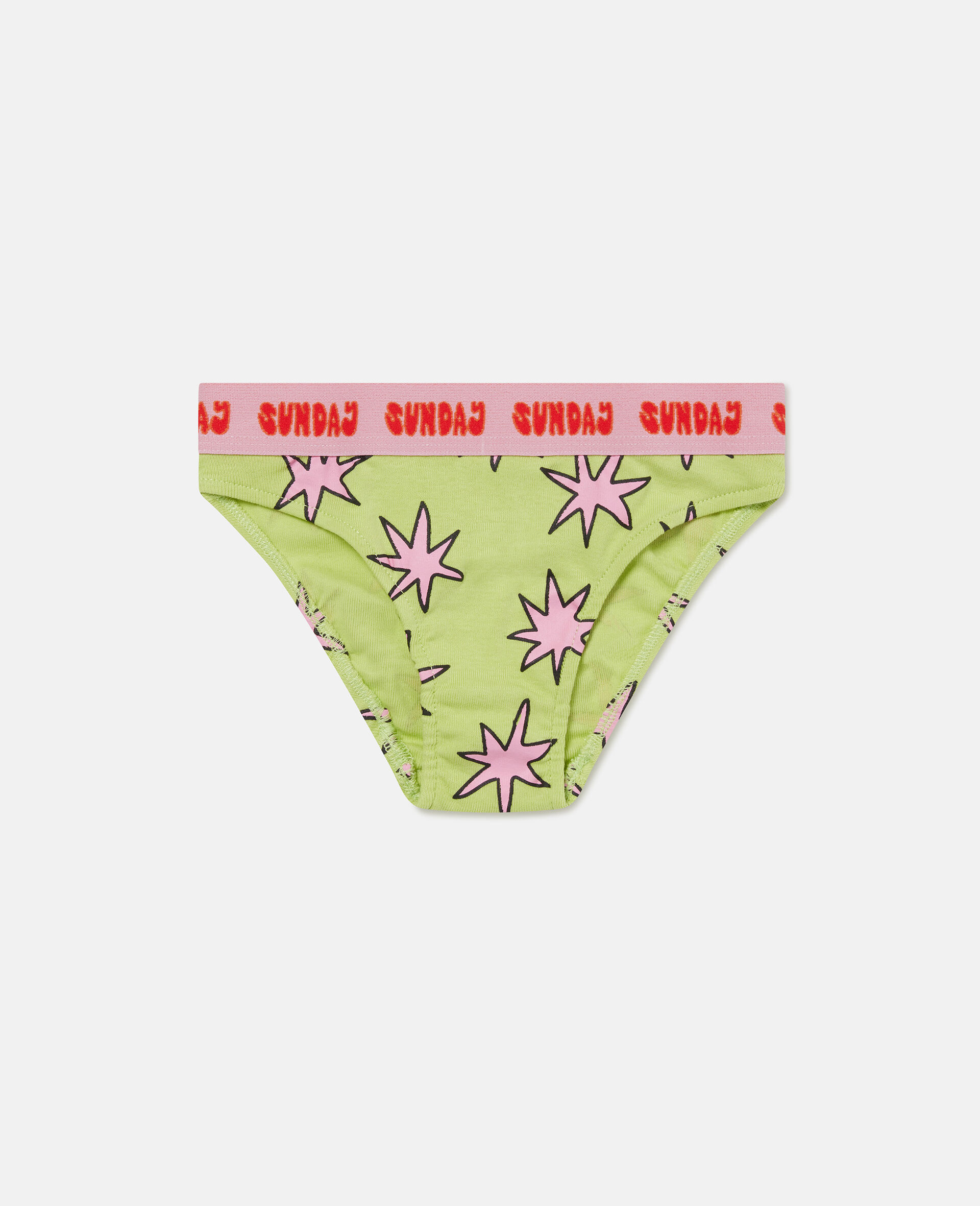 7 Pack of Star Print Briefs-Multicolour-large image number 1