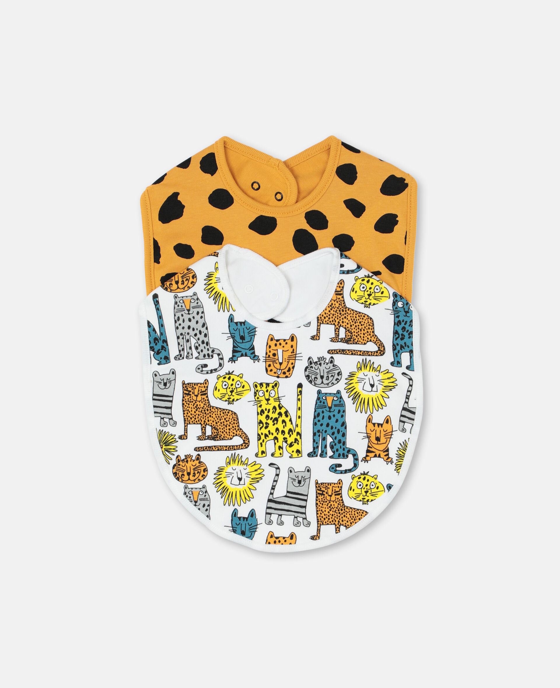 Wild Cats Jersey Rib Bibs Set -Multicolour-large image number 0
