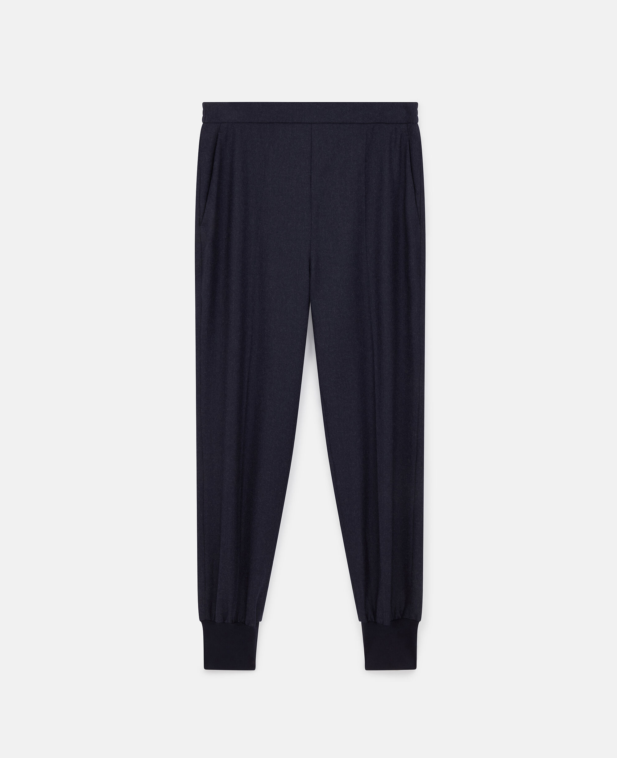 Women Deep navy Elasticated Wool Sweatpants Stella McCartney QA