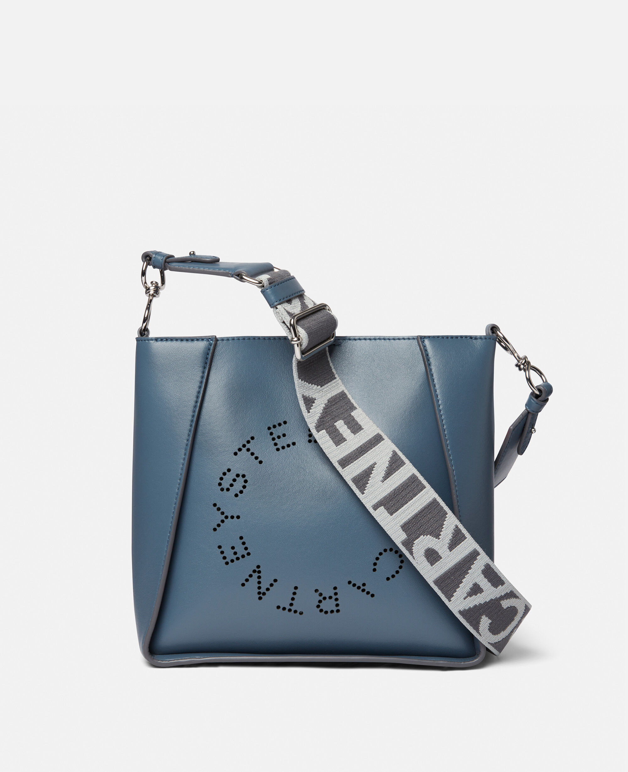 Borsa a spalla Stella Logo in Alter Mat pieno fiore Stella McCartney Donna Accessori Borse Borse a tracolla 