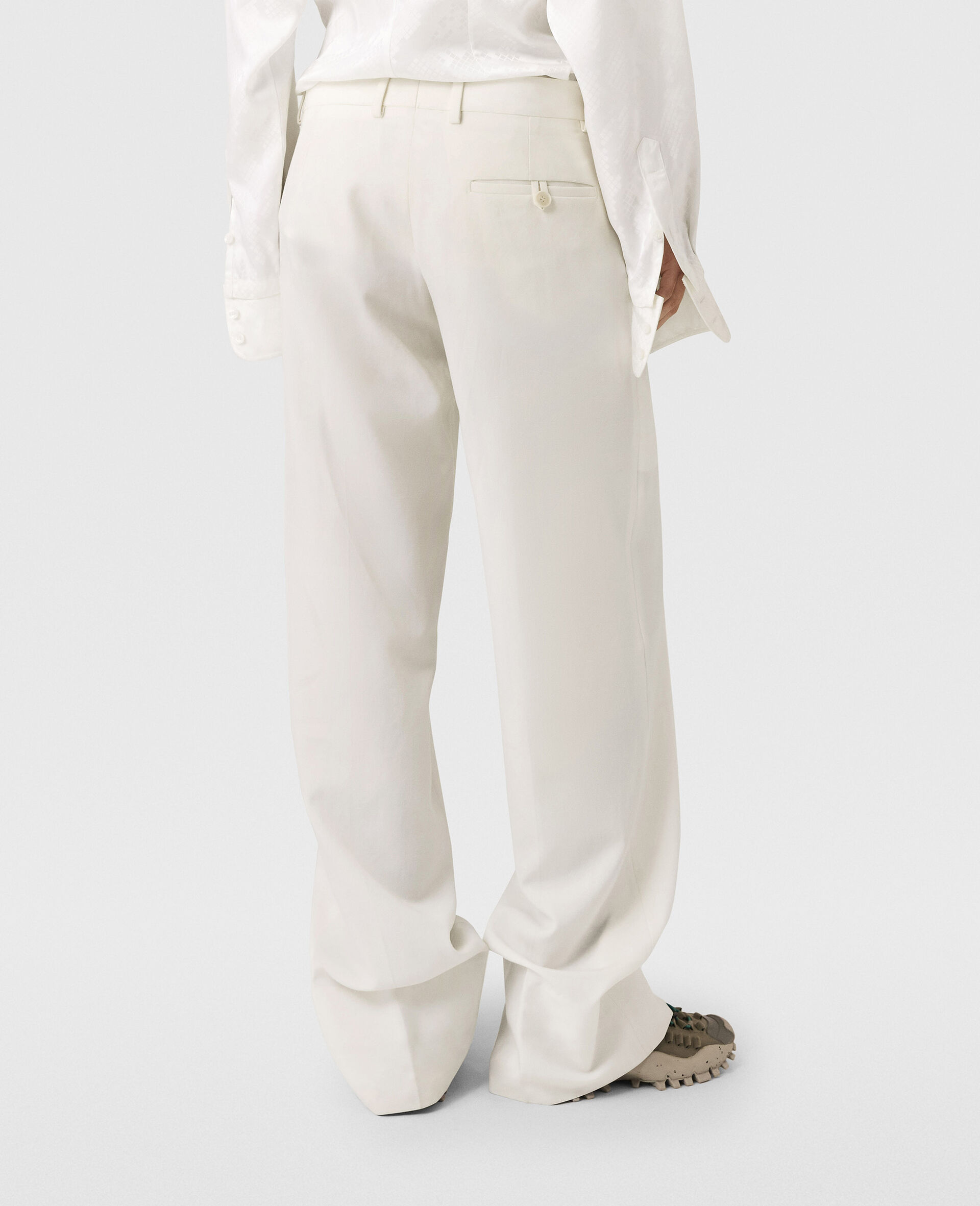 Plissierte Hose mit geradem Bein-Blau-large image number 3