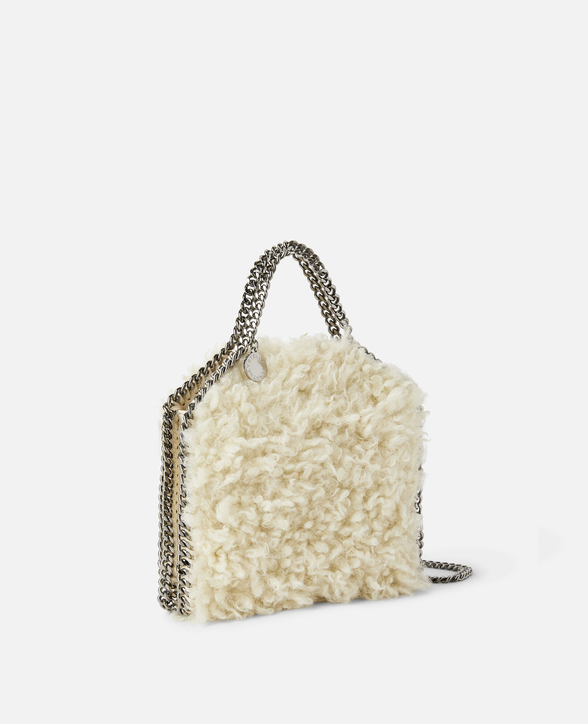 Falabella FFF Tiny Tote-White-large image number 1