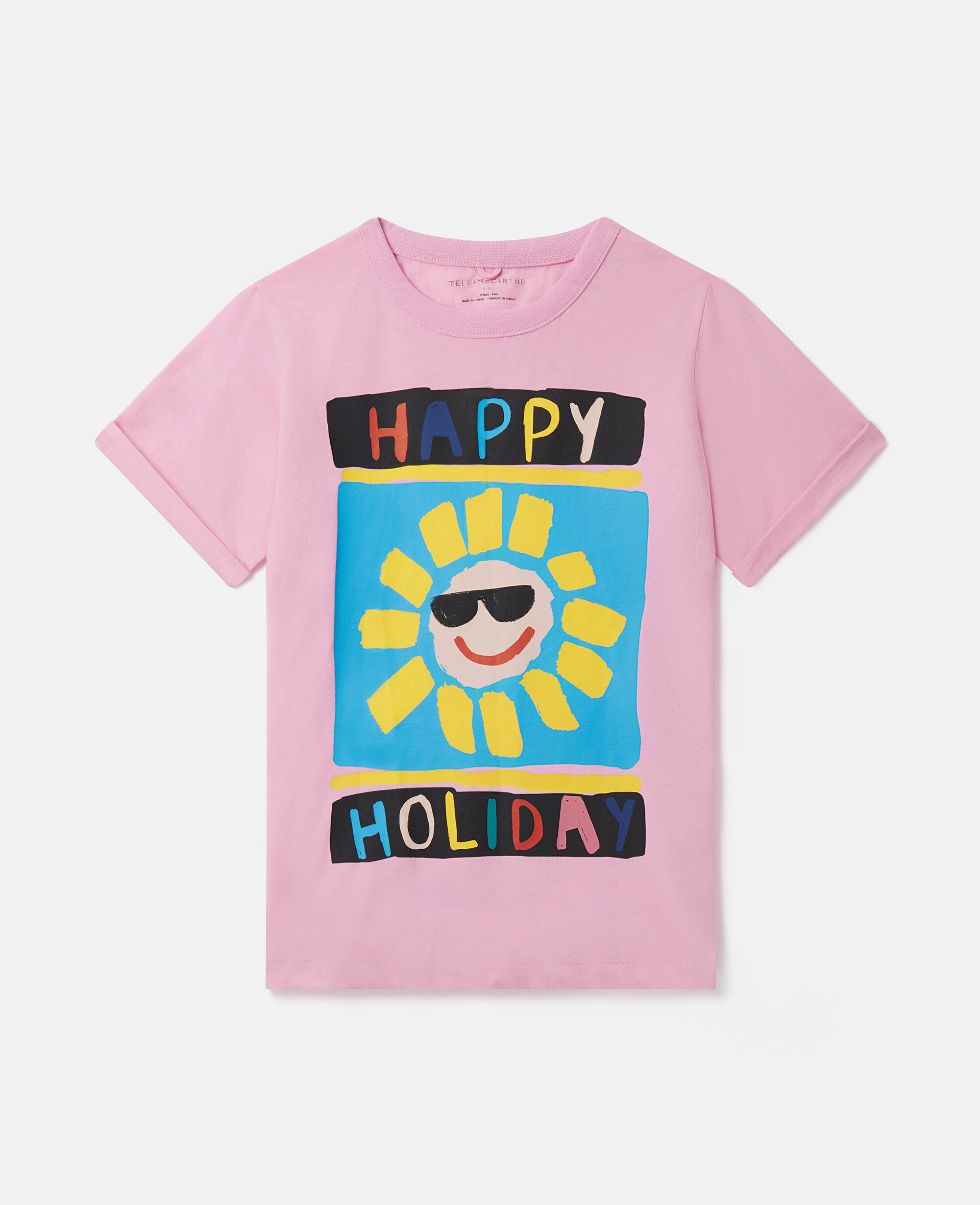 Women Pink Happy Holiday T Shirt Stella McCartney NZ