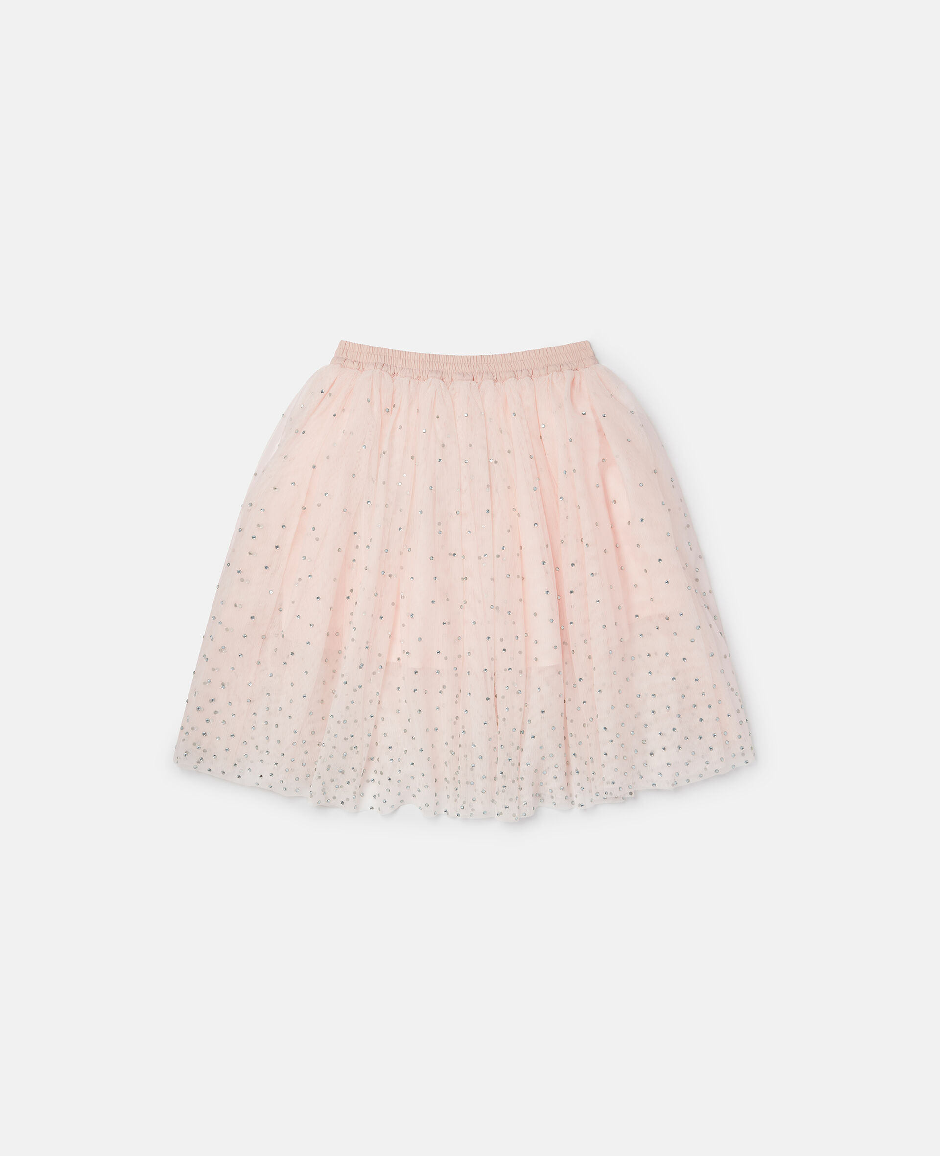 Crystal Tulle Skirt-Pink-large