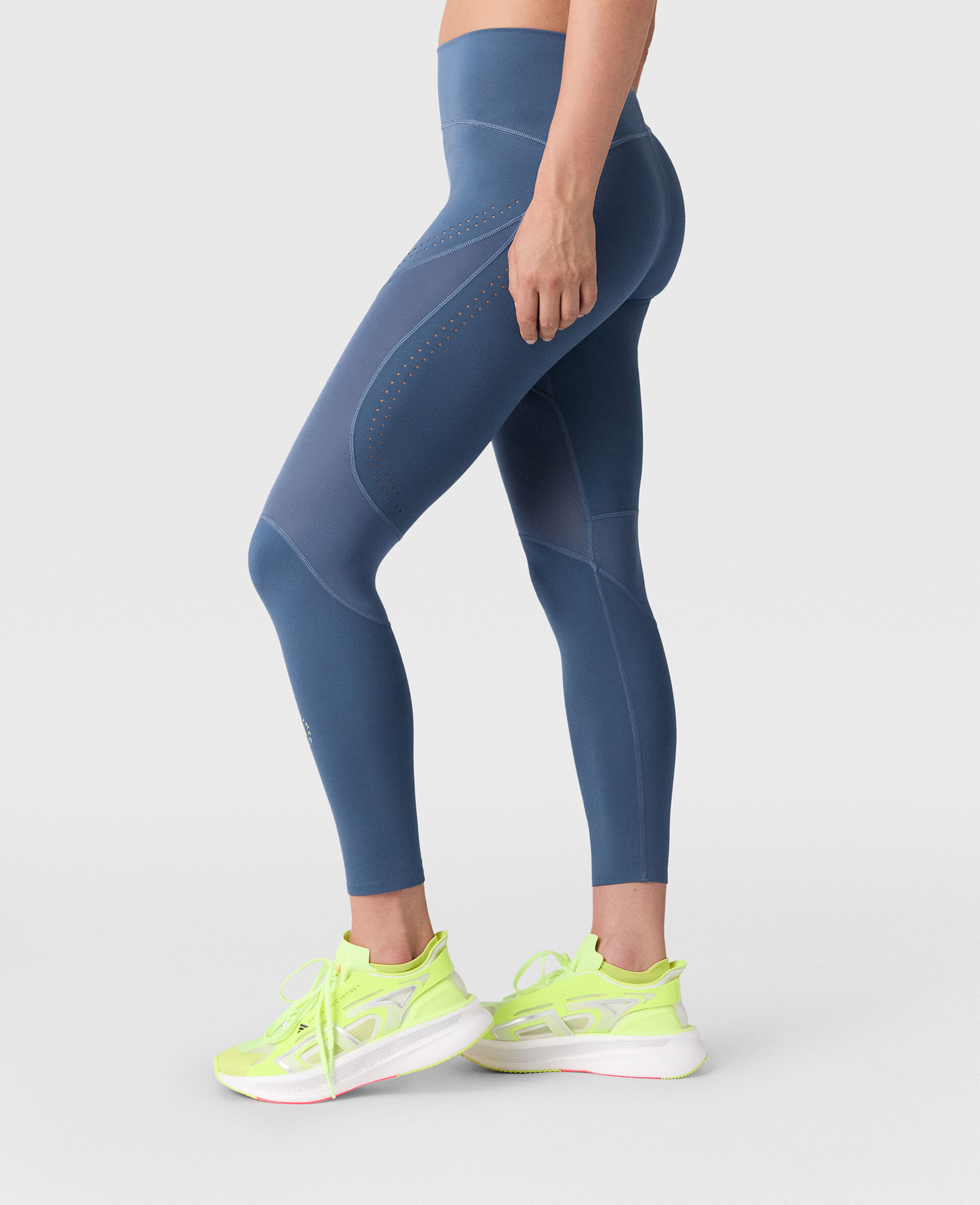TruePurpose Optime Training 7/8 Leggings-Blue-large image number 2