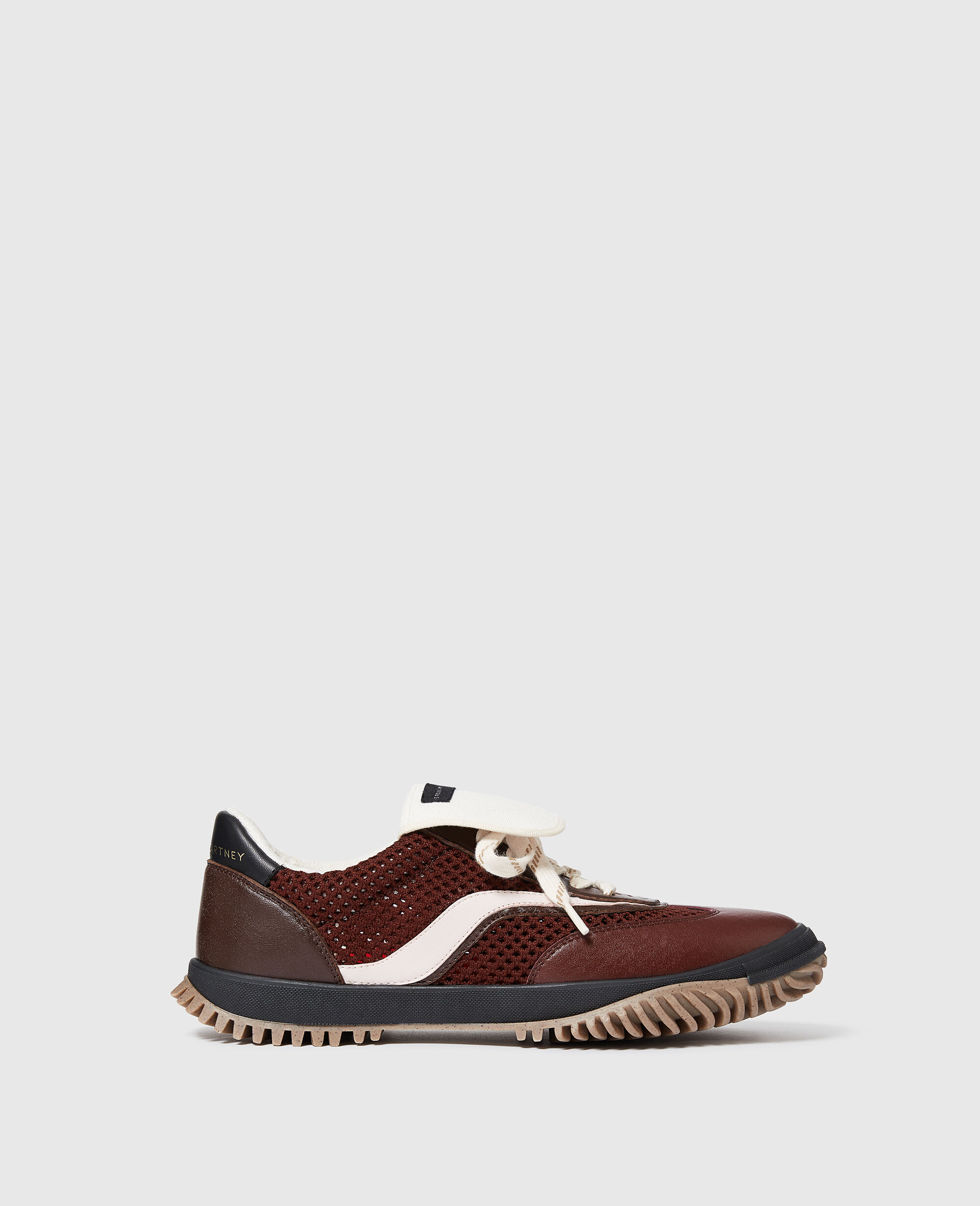 Women Wine S-Wave Sport Mesh Paneled Sneakers | Stella McCartney US