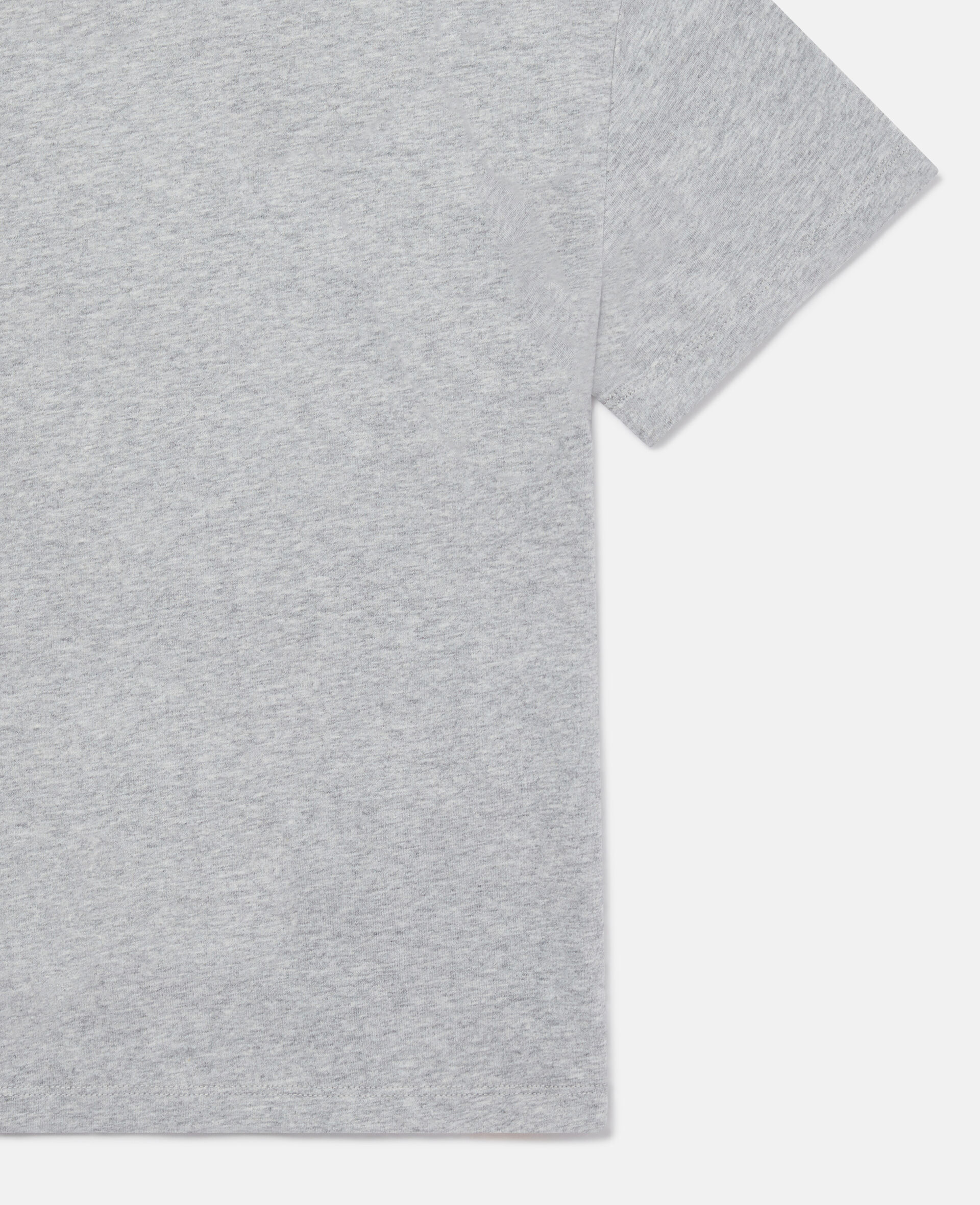 T shirt graphique avec chat-Gris-large T shirt graphique avec chat-Gris-large image number 3
