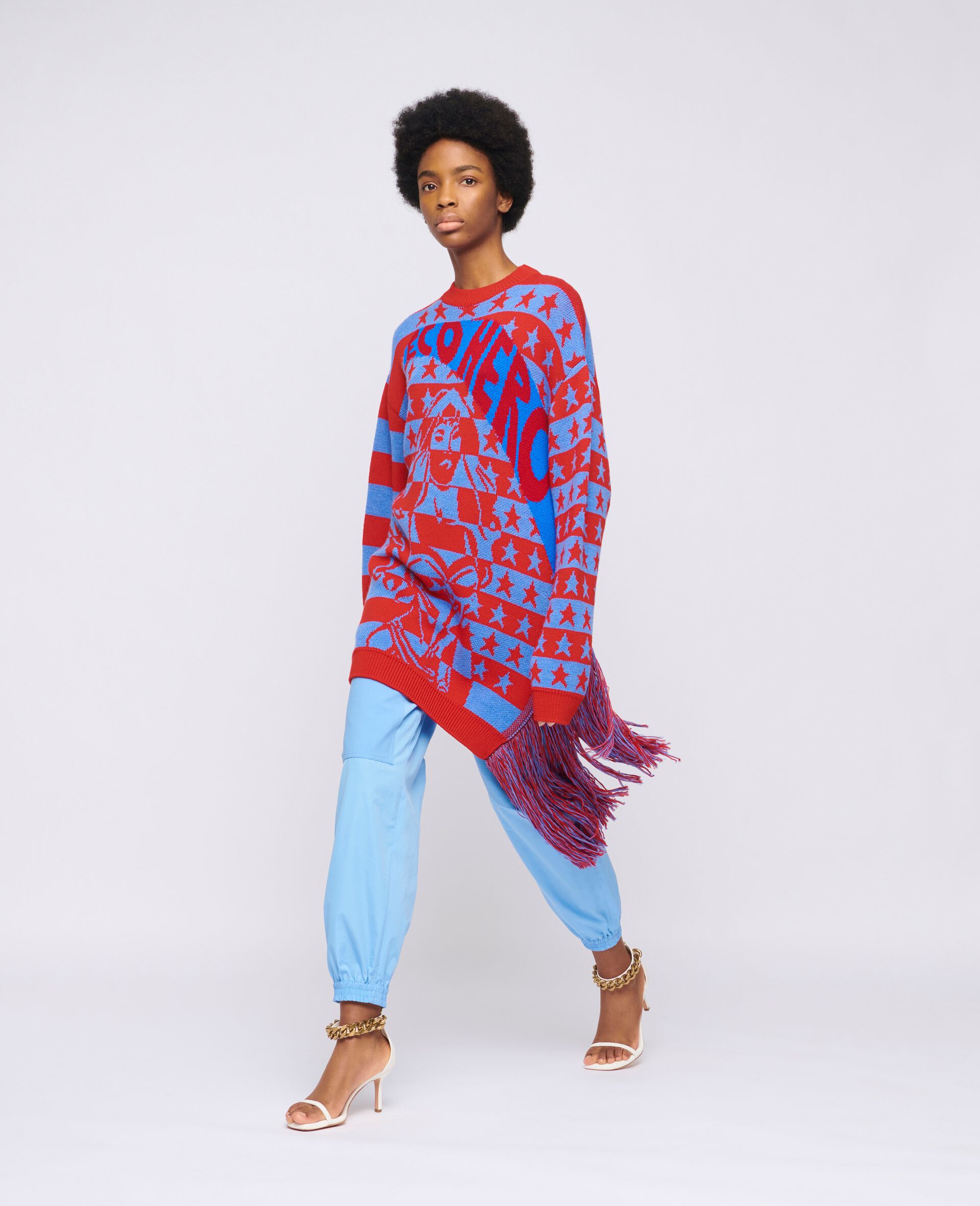 Eco Hero Intarsia Sweater-Multicoloured-large image number 1