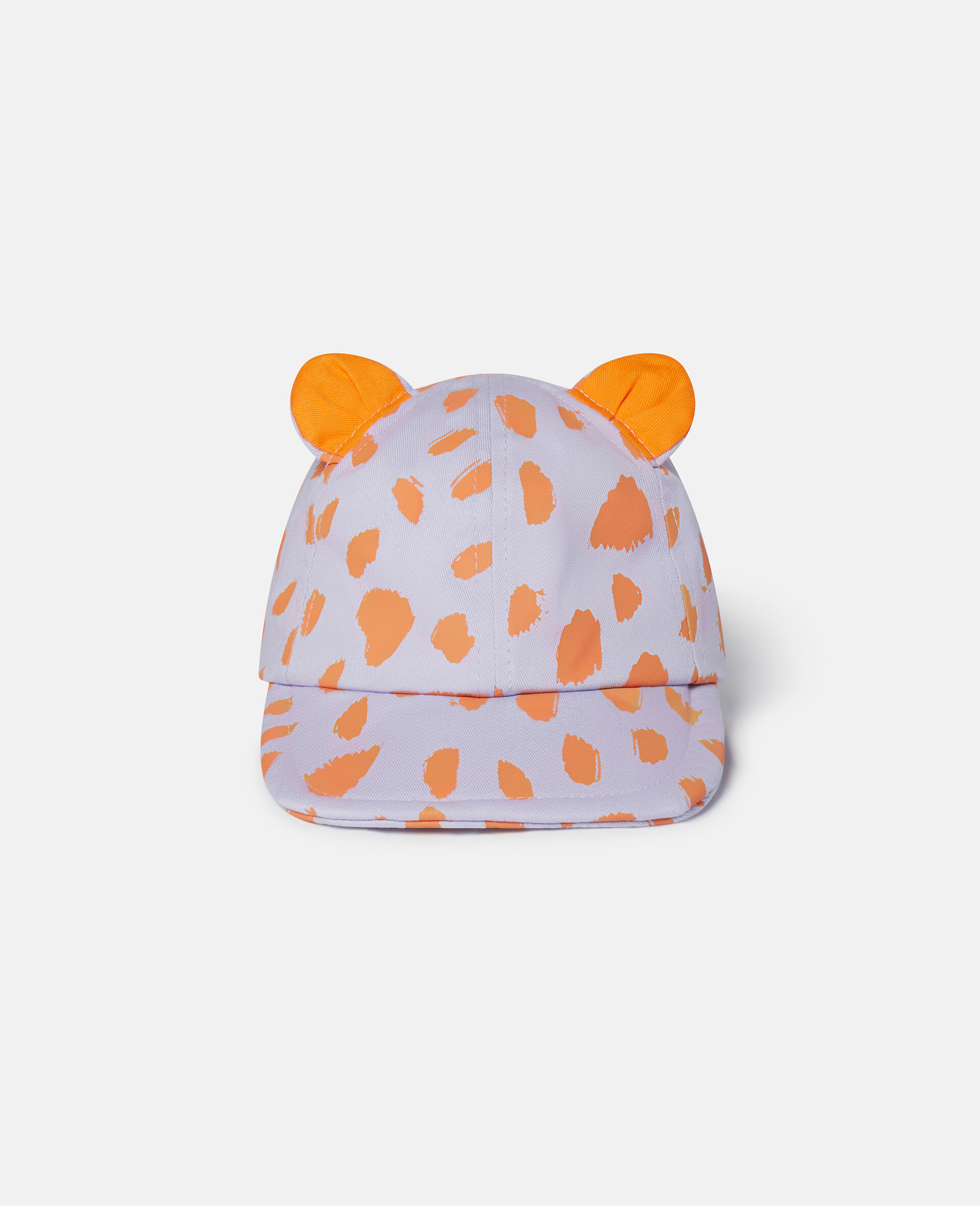 Neon Leopard Print 3D Ears Baseball Cap-Red-large image number 0