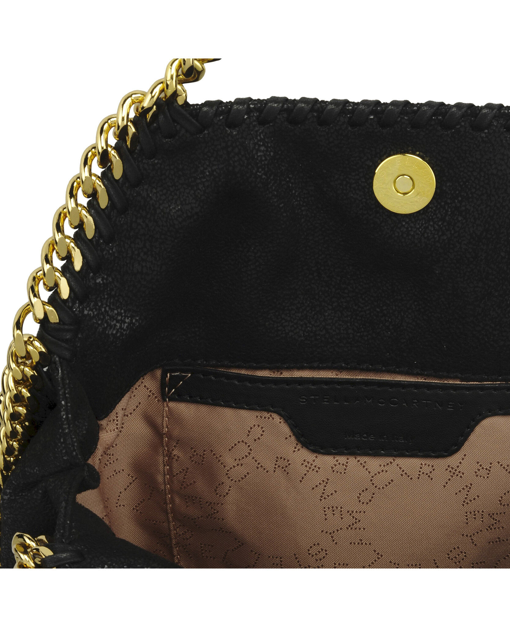 トートバッグ STELLA McCARTNEY FALABELLA MINI TOTE BAG IN SHAGGY DEER Women Black Falabella Mini Tote Bag | Stella McCartney US
