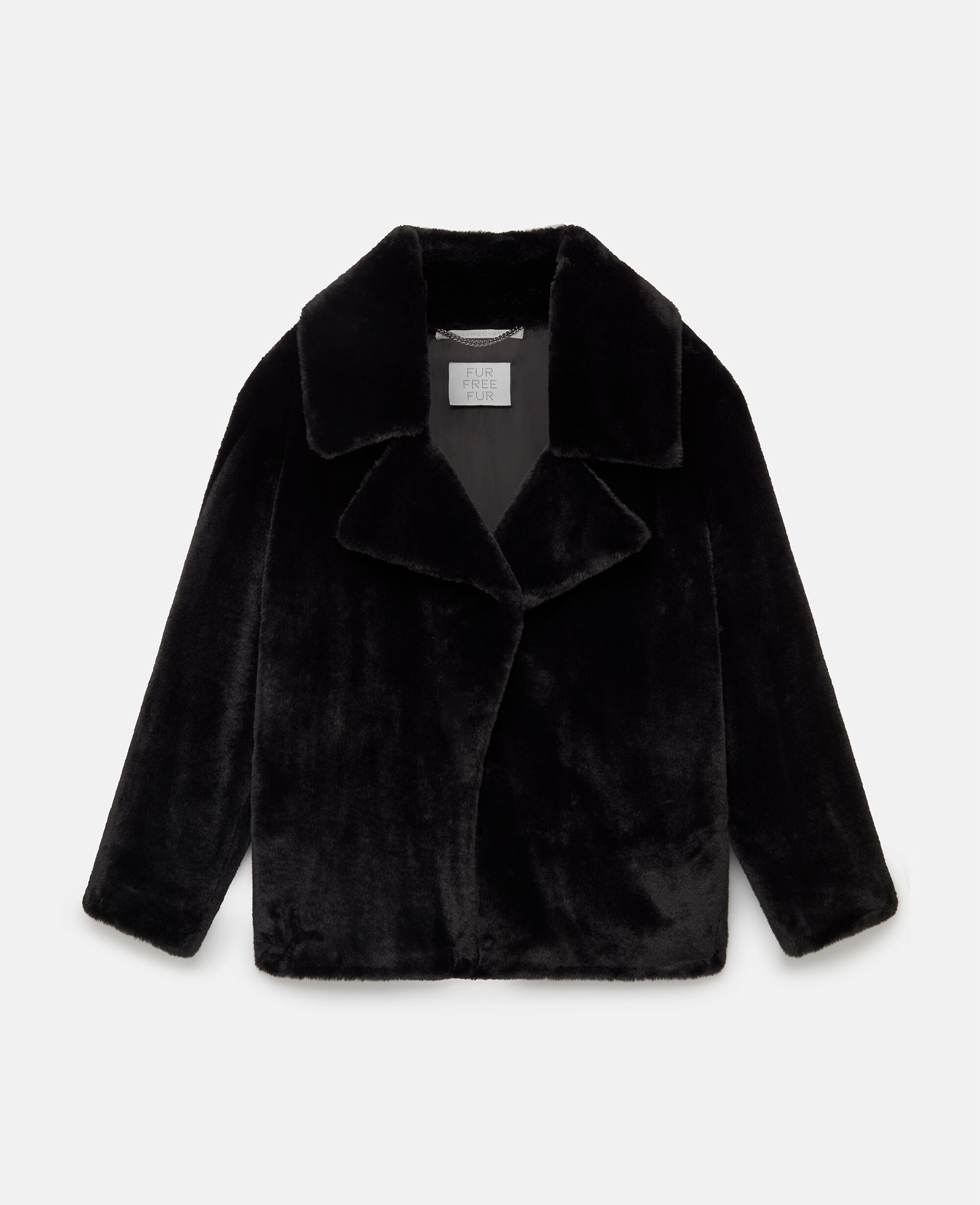 Black plush top jacket