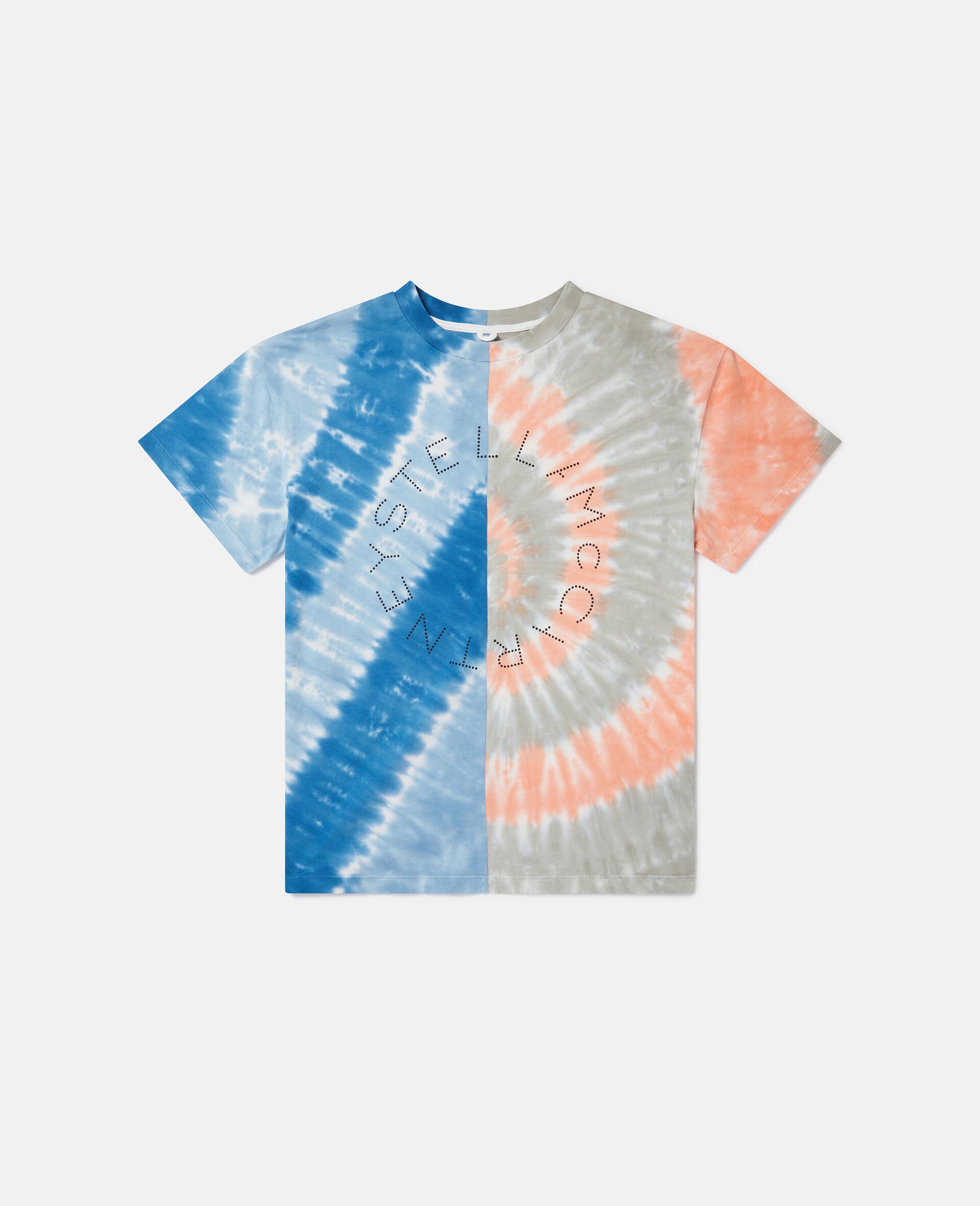 扎染图案T恤-Multicolored-large image number 0