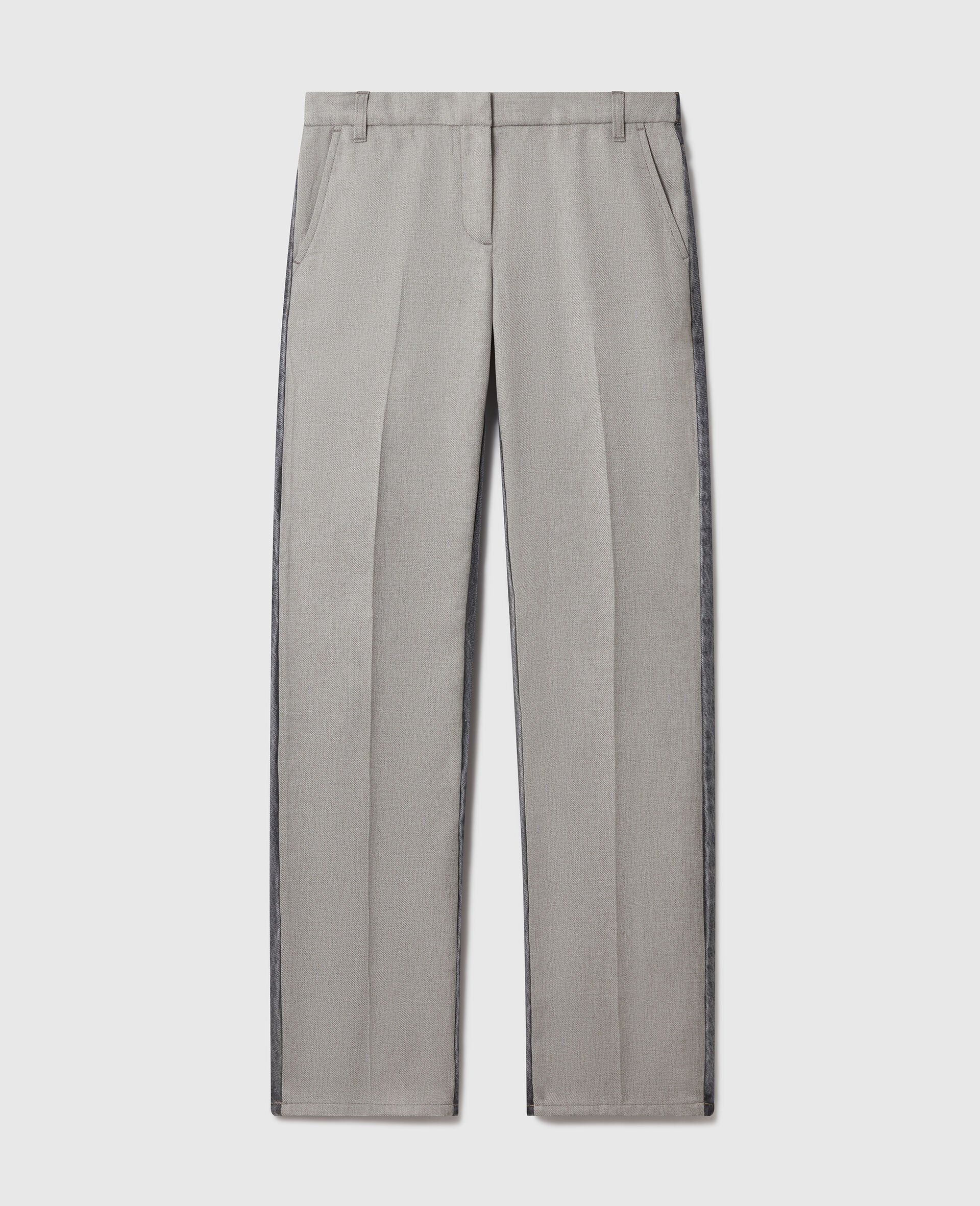 Hybrid Tailored Trouser Jeans-Grey-medium
