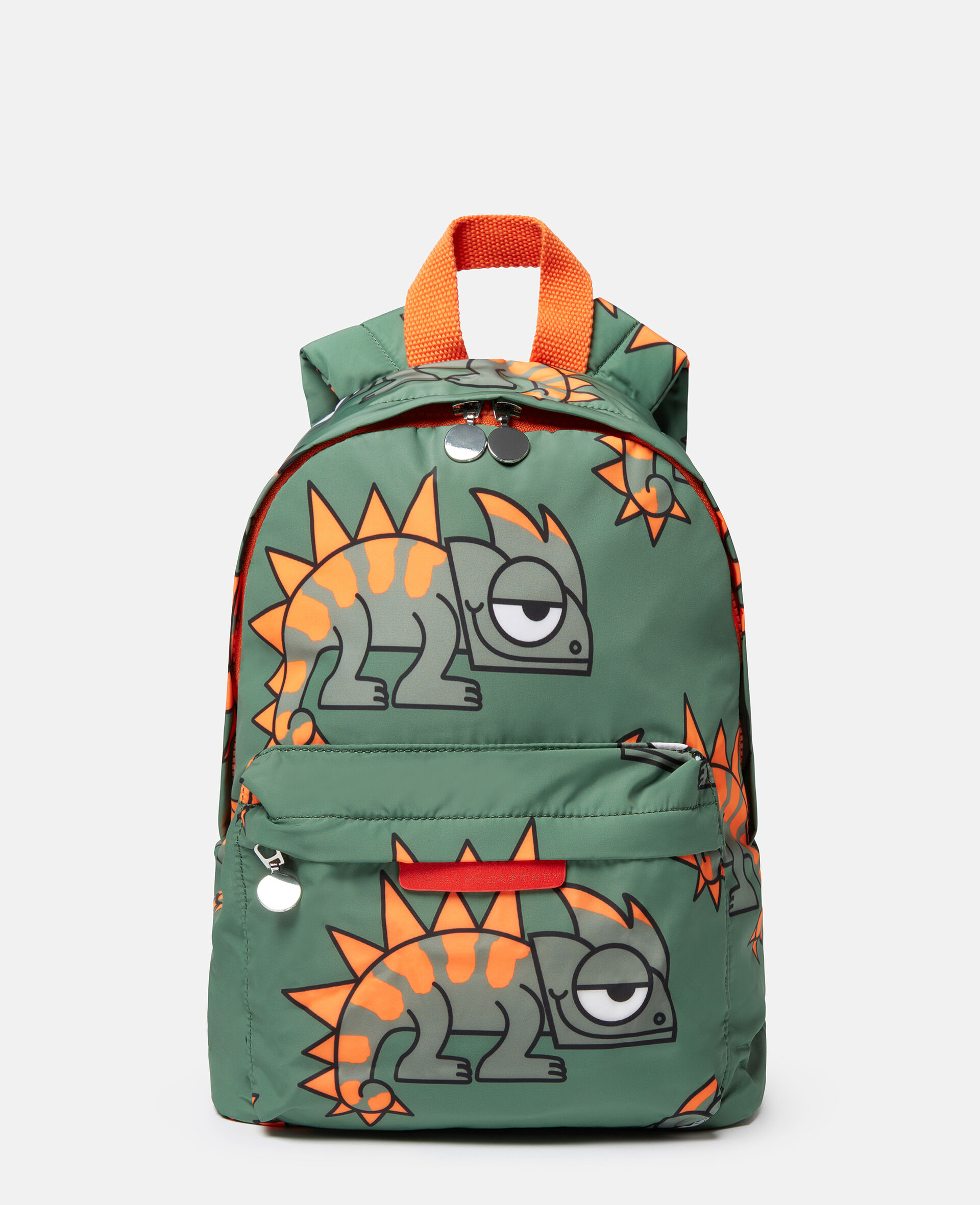 Gecko Print Backpack-Pink-large image number 0