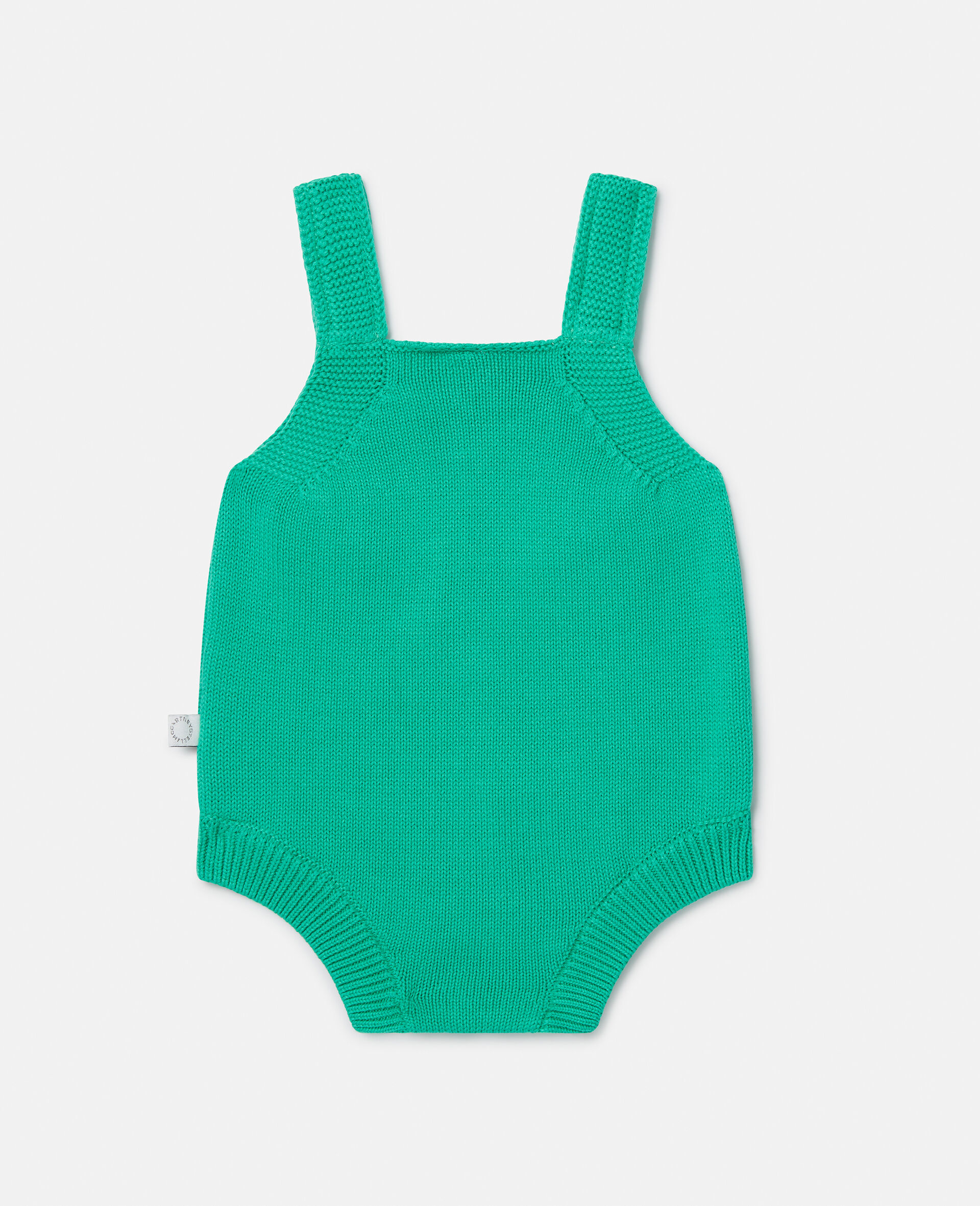 Frog Graphic Embroidered Romper-Green-large image number 2