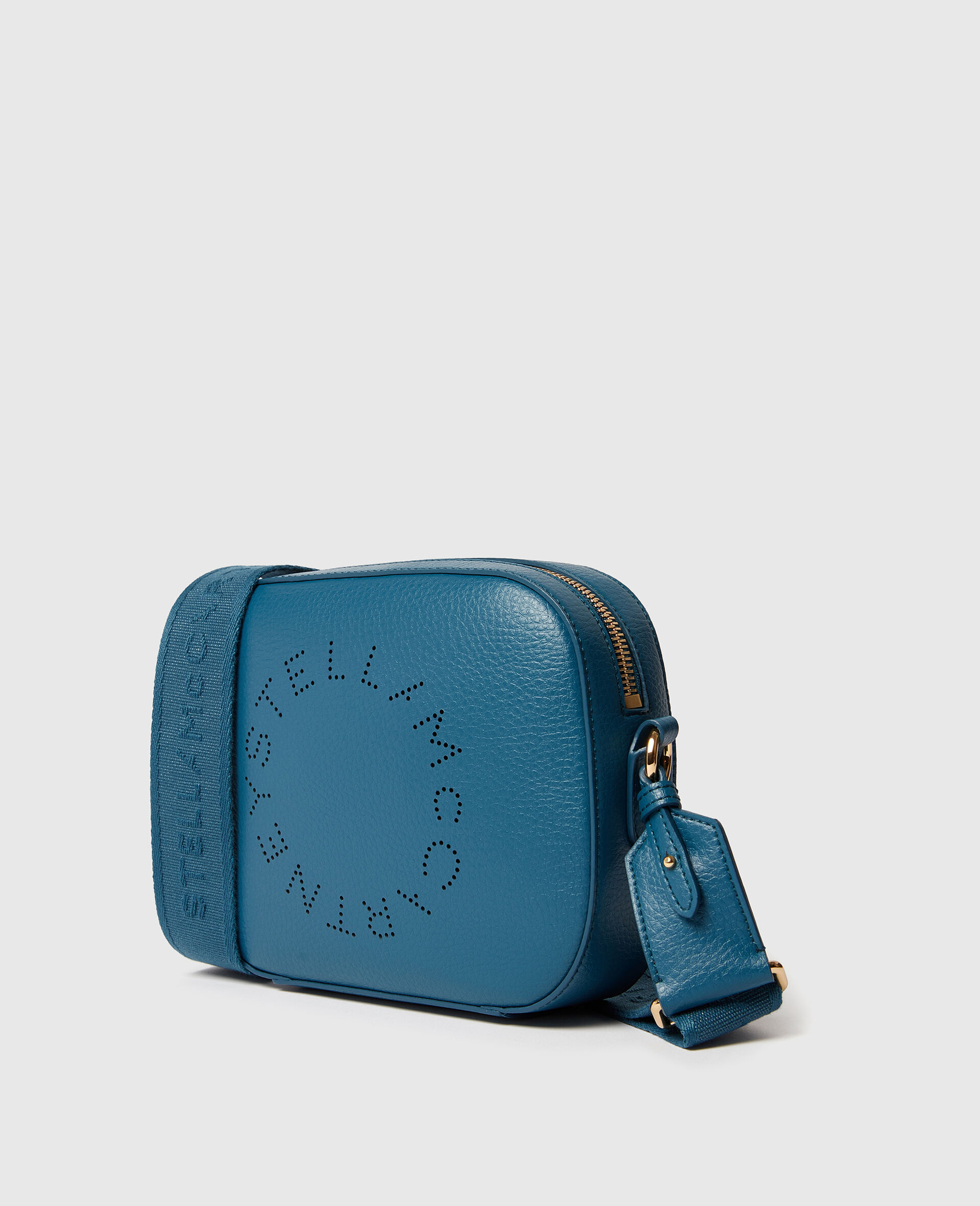 Logo Camera Crossbody Bag-Blue-medium
