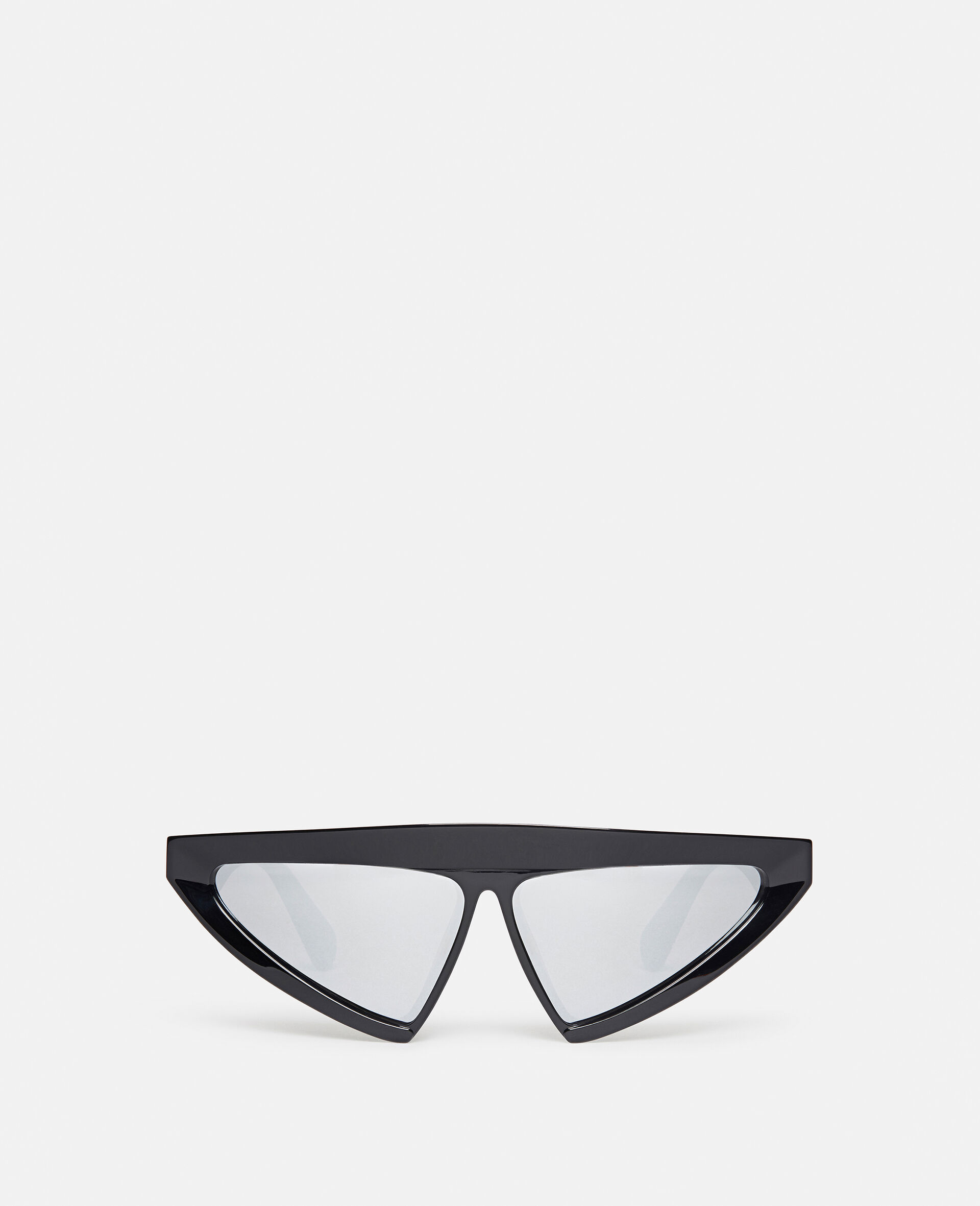 Cut-Eye Fashion Sunglasses-Black-large image number 0
