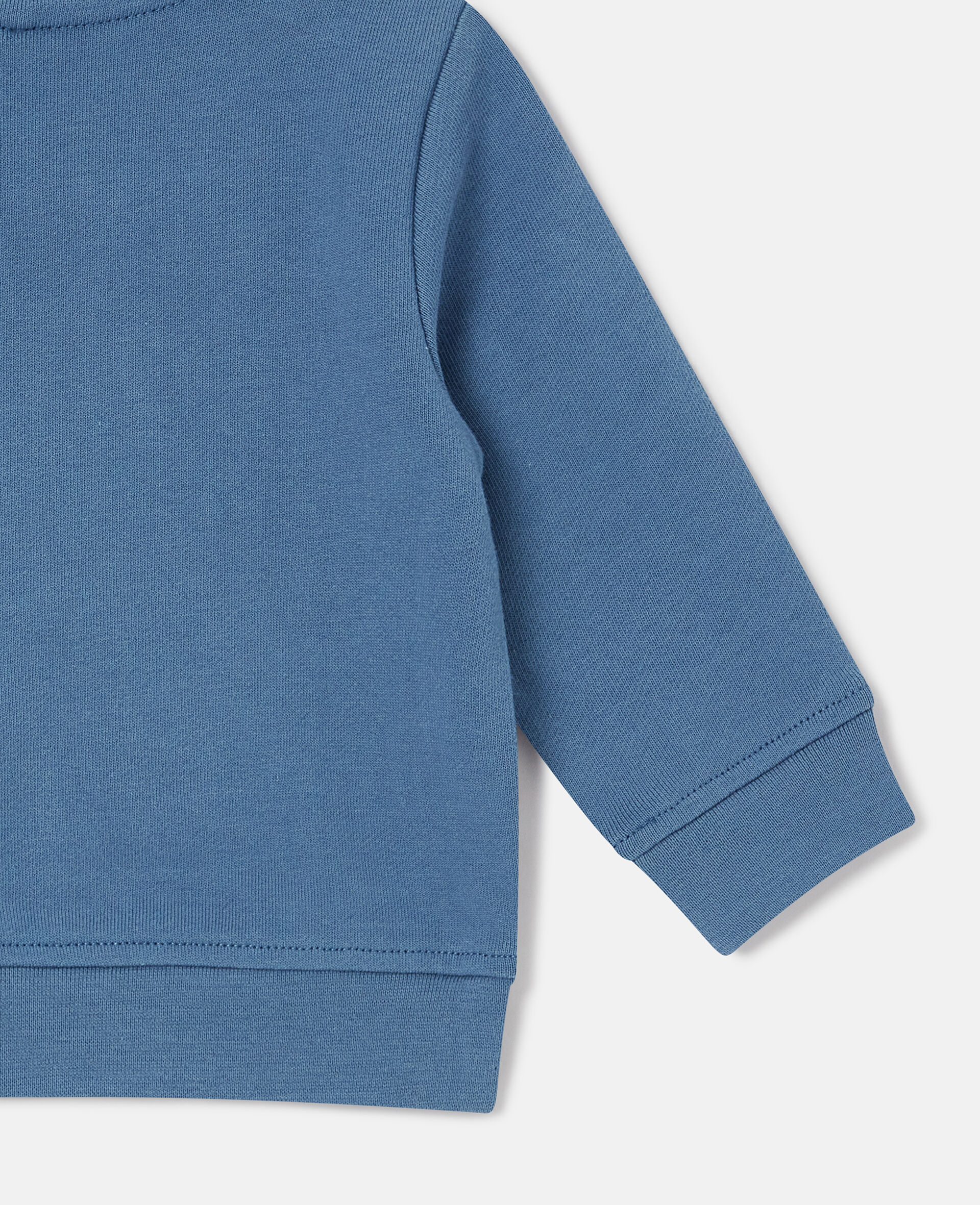 Whale And Sun Long Sleeve Top-Blue-large image number 3