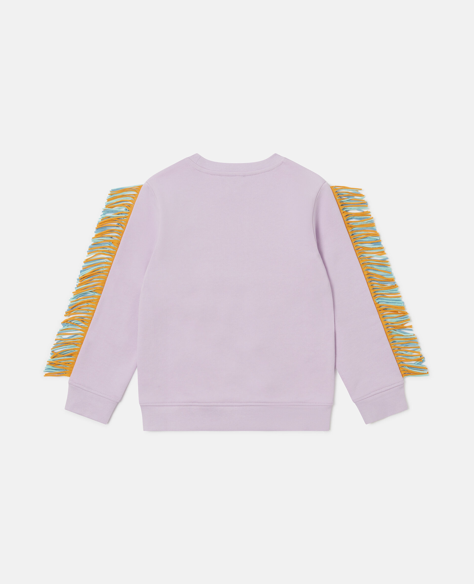 Fringed Star Graphic Sweatshirt-Purple-large image number 2