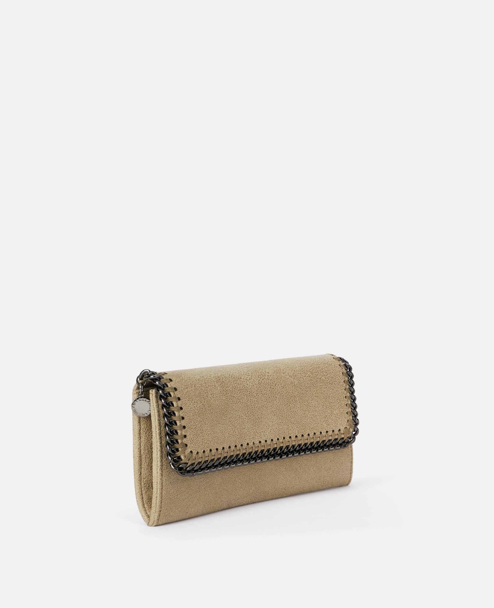 Portafoglio Continental Falabella con Patta-Cream-large image number 1