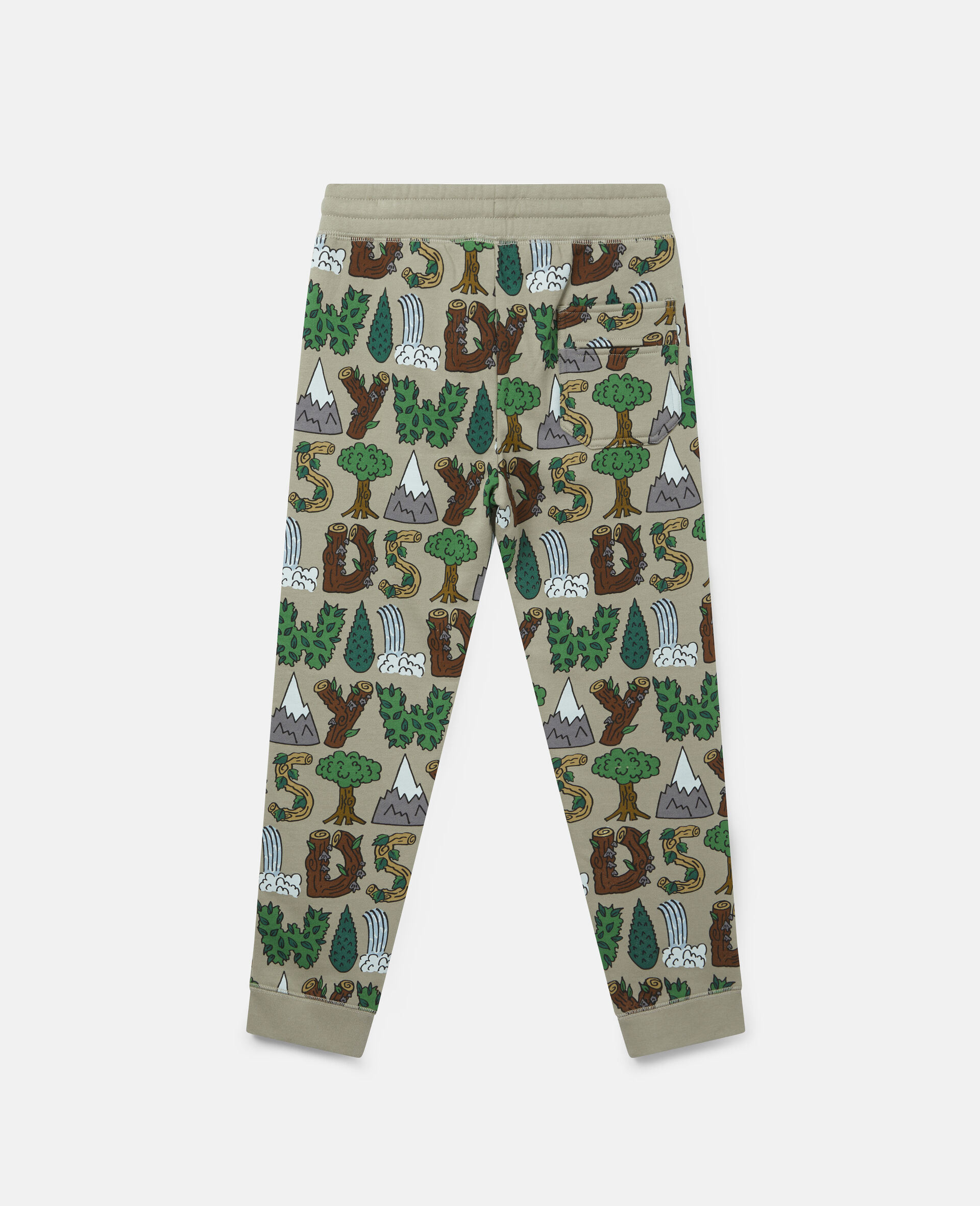 'Stay Wild' Fleece Joggers-Multicolour-large image number 3