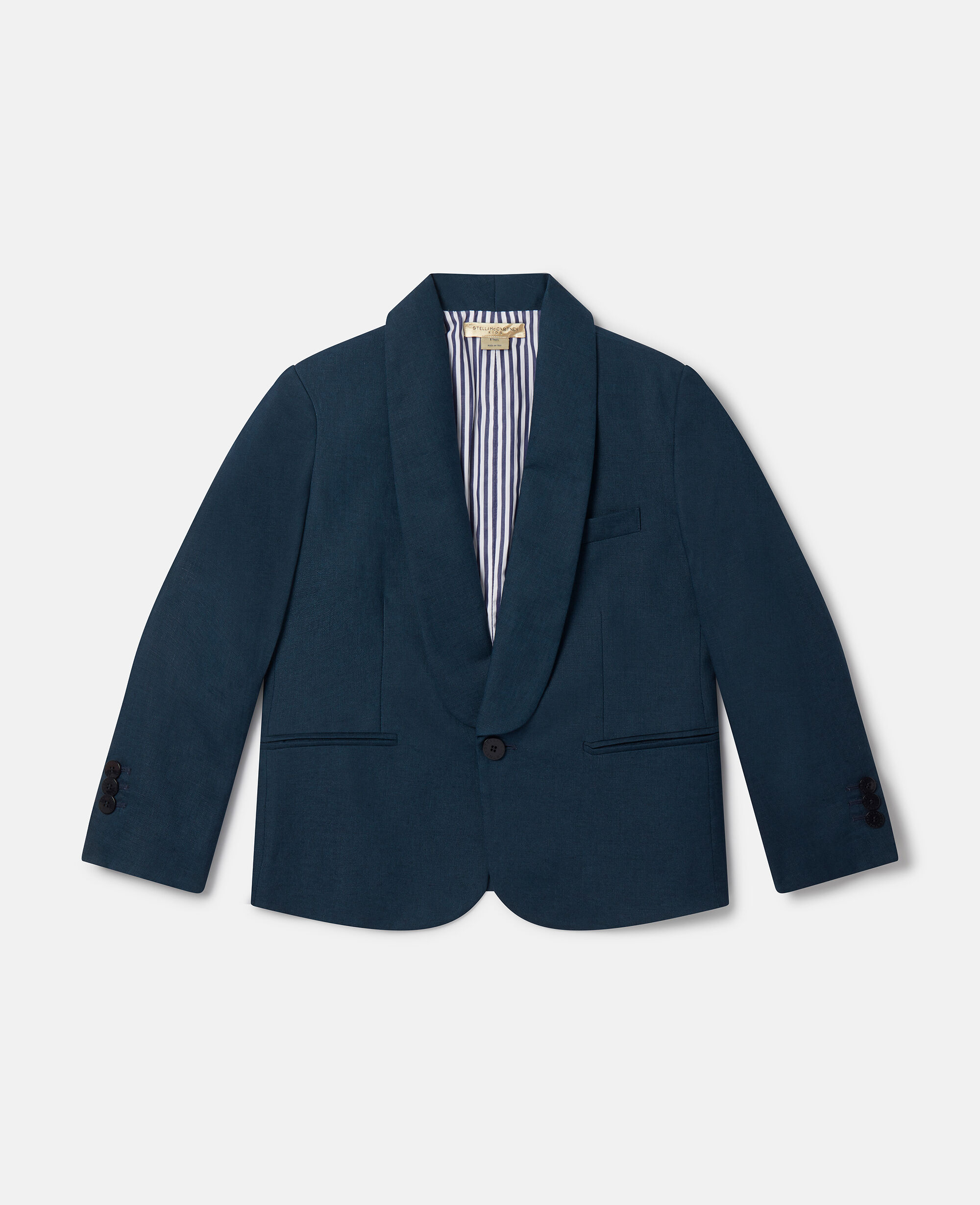 Women Navy Shawl Lapel Blazer Stella McCartney GB
