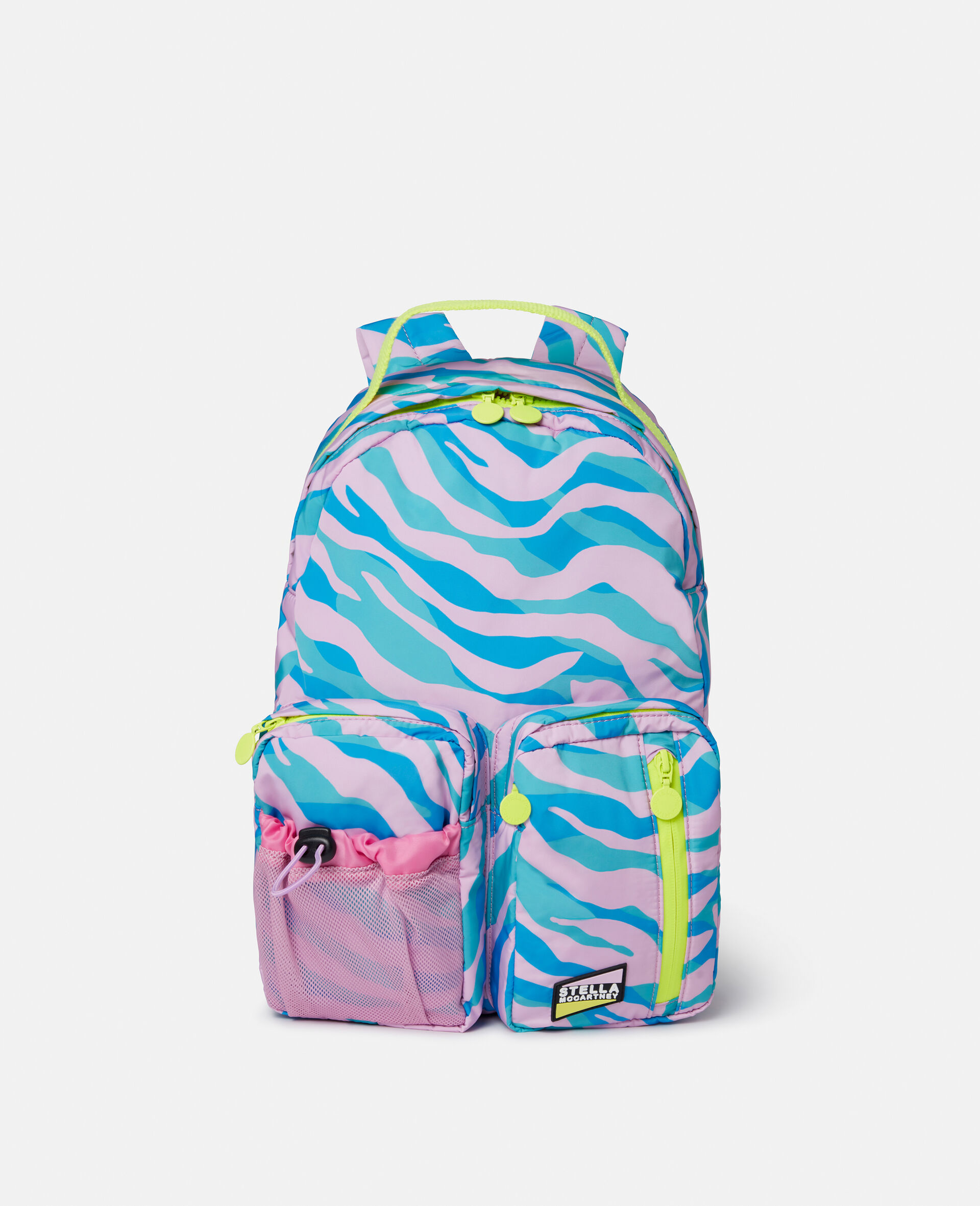 Zebra Print Backpack-Multicolour-large image number 0
