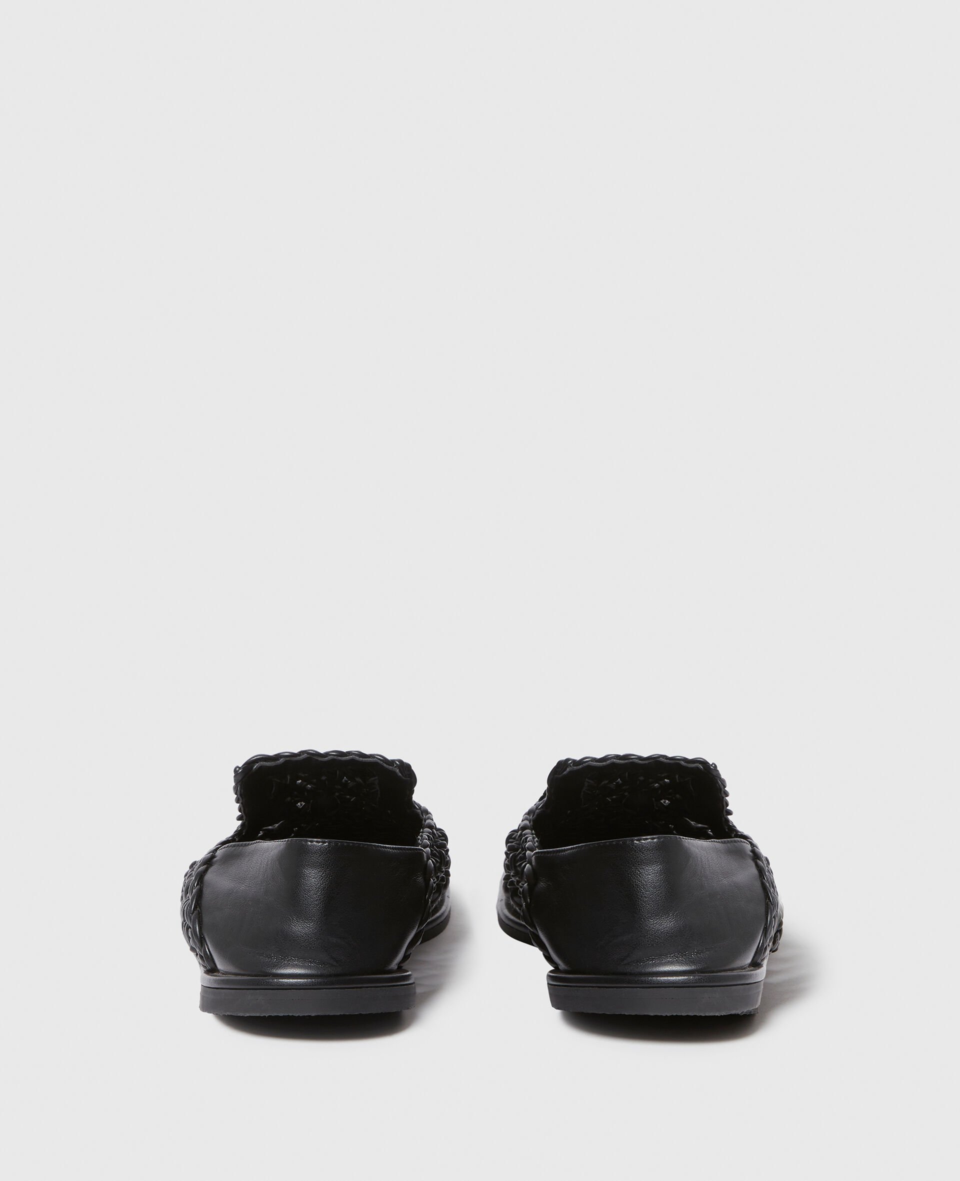 Ryder Woven Tassel Loafers-Black-large image number 3