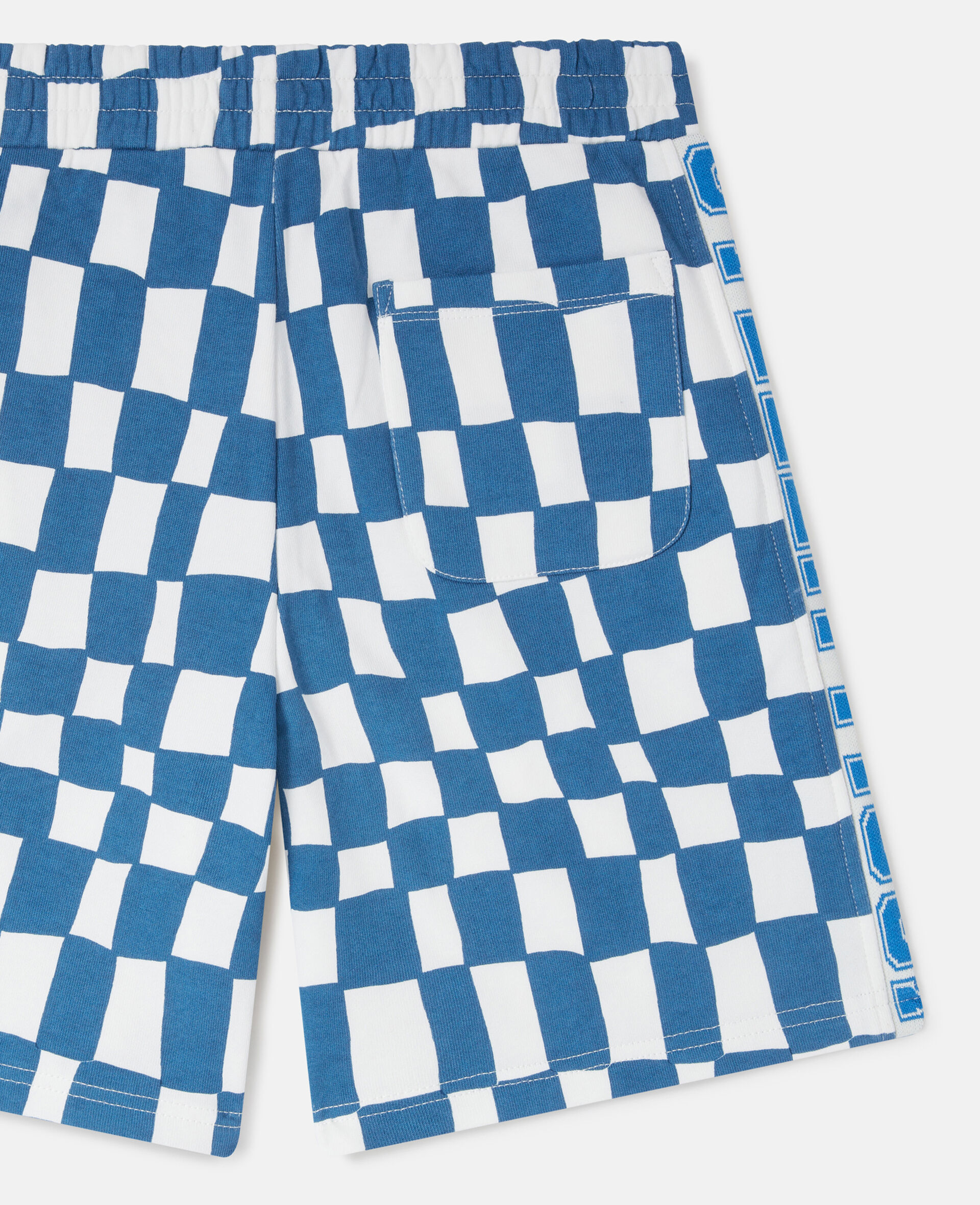 Moniker Check Shorts-Blue-large Moniker Check Shorts-Blue-large image number 3