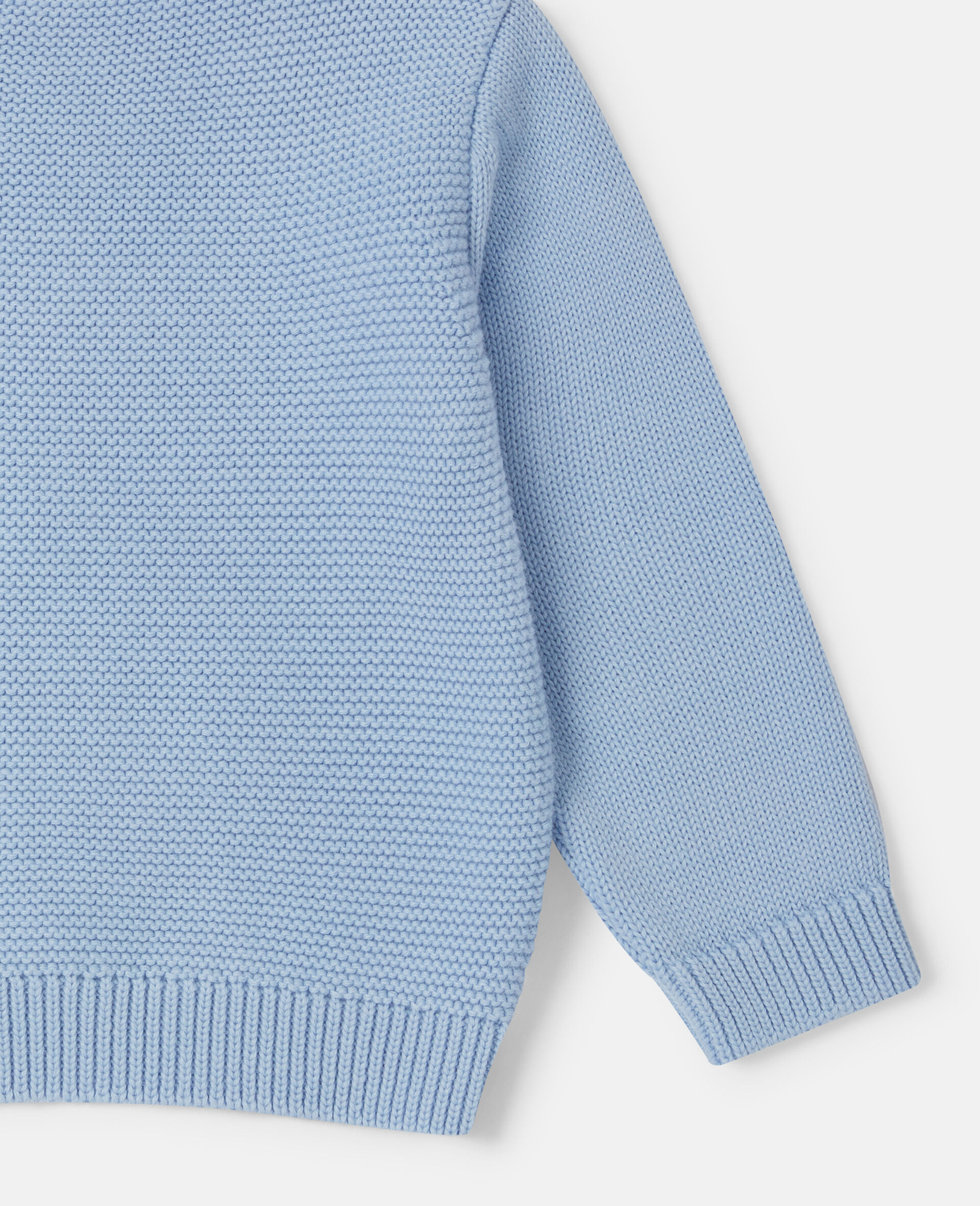 Frog Graphic Print Sweatshirt-Blue-large image number 3