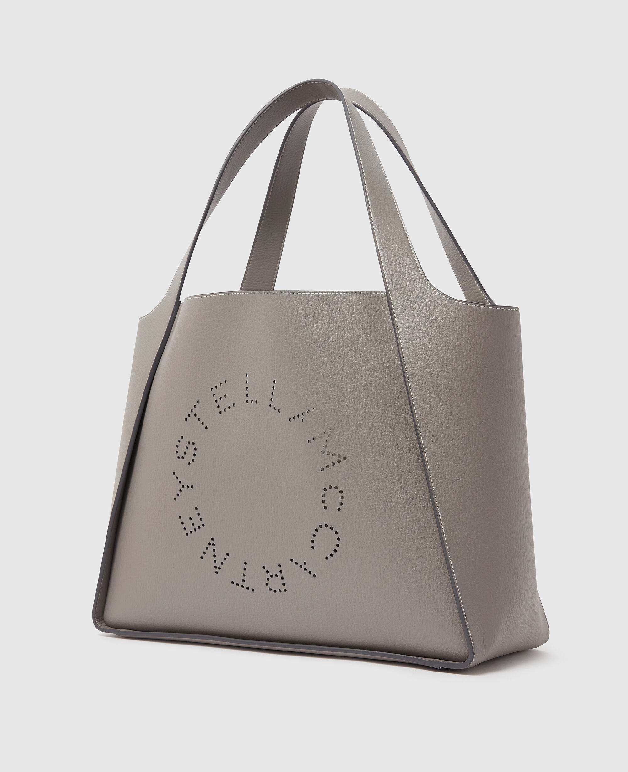 Women スモークグレー ロゴ ラージ トートバッグ | Stella McCartney JP