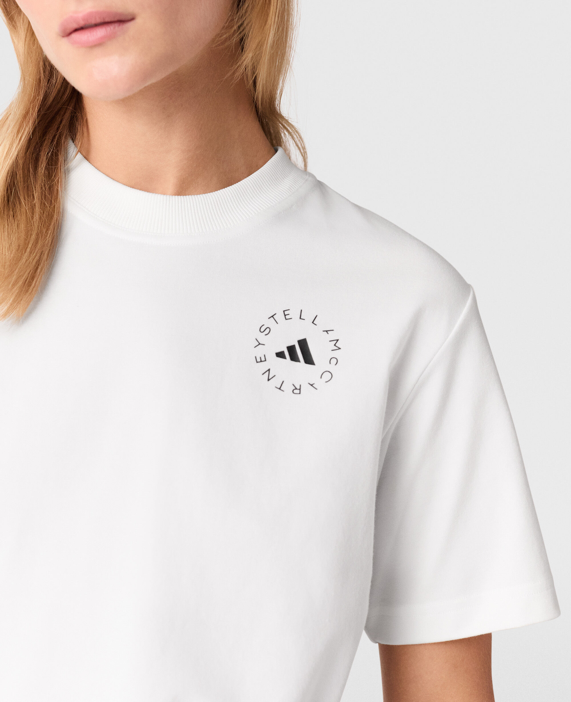 Tシャツ・カットソー Stella McCartney Ivory stretch viscose shirt ステラ マッカートニー STELLA McCARTNEY Tシャツ トップス ミニ