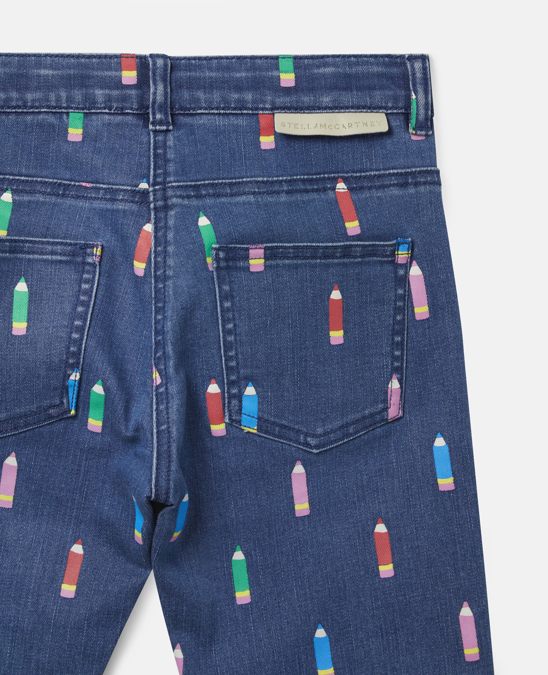 Pencils Denim Trousers-Blue-large image number 2