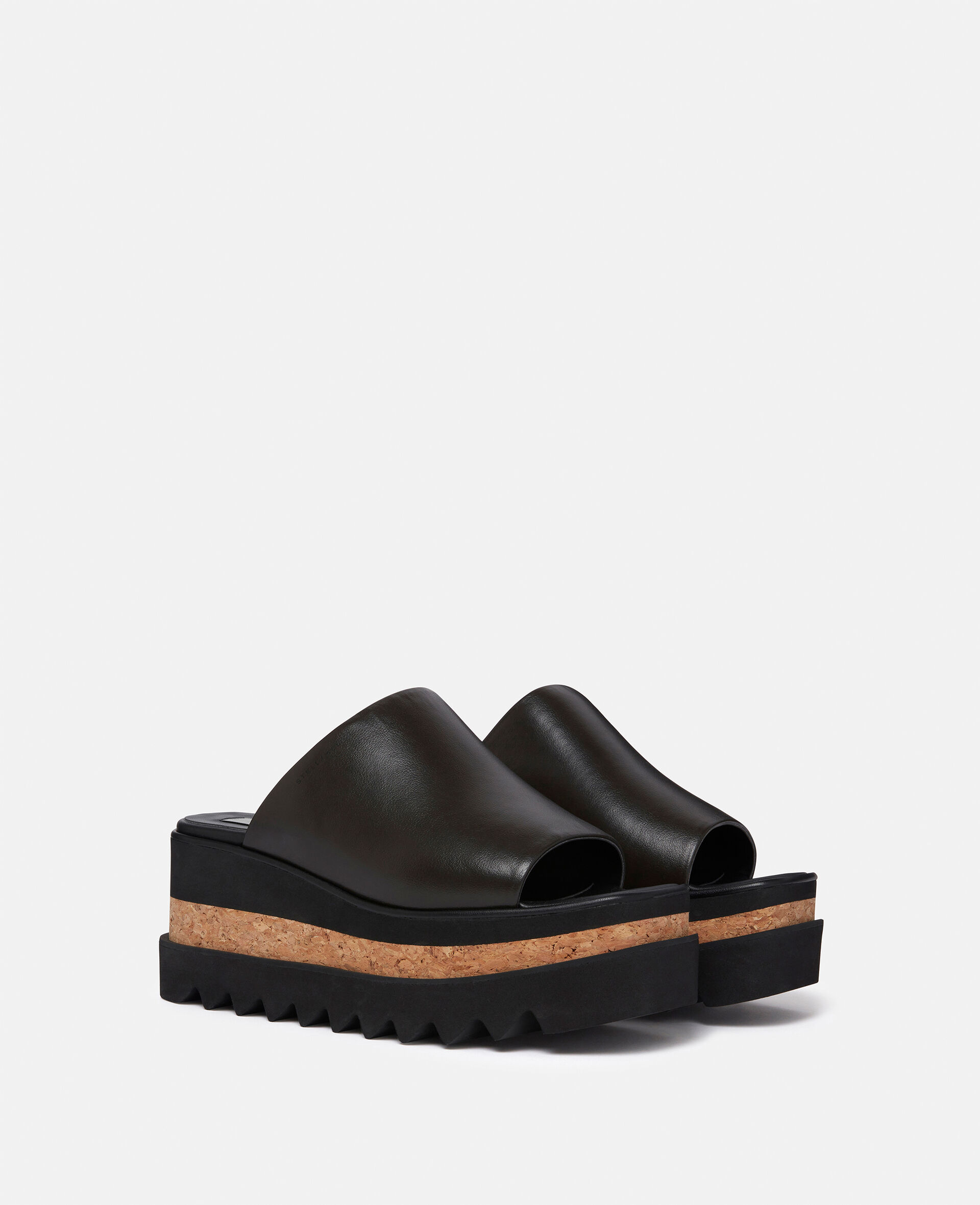 Sneak-Elyse Platform Sandals-Black-medium